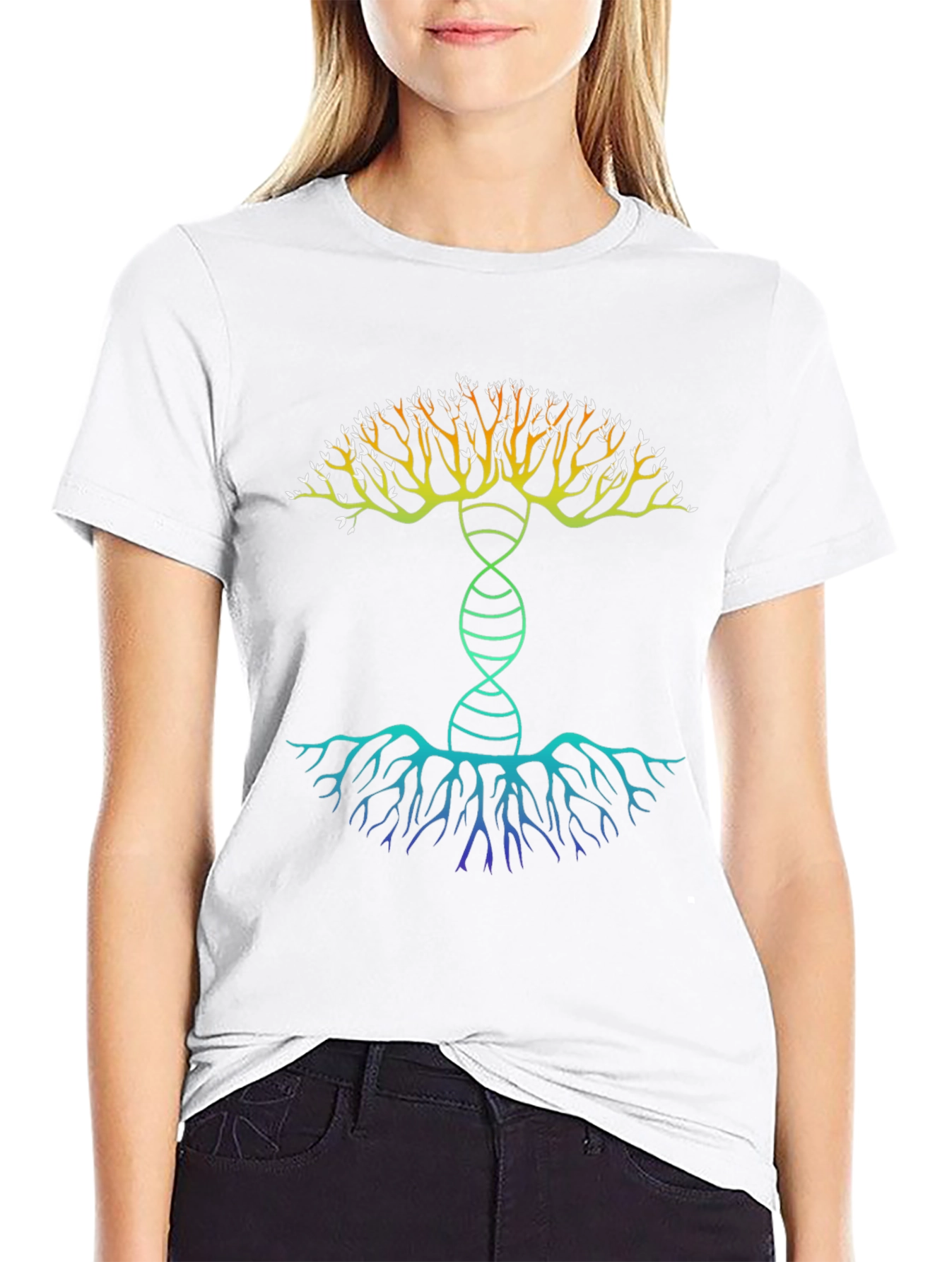 Tree of Life DNA Graphic T-Shirt - Unique Design
