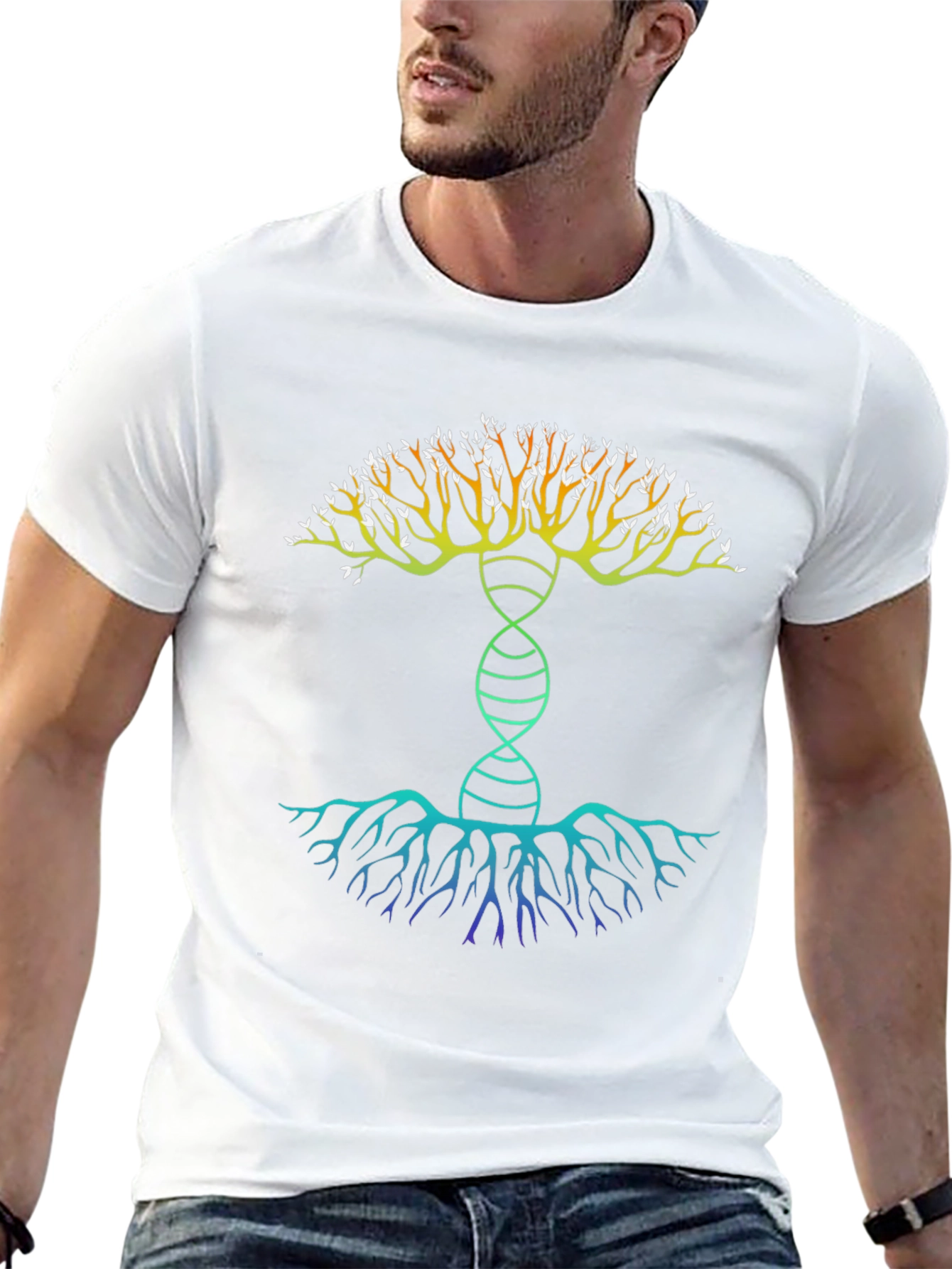 Tree of Life DNA Graphic T-Shirt - Unique Design