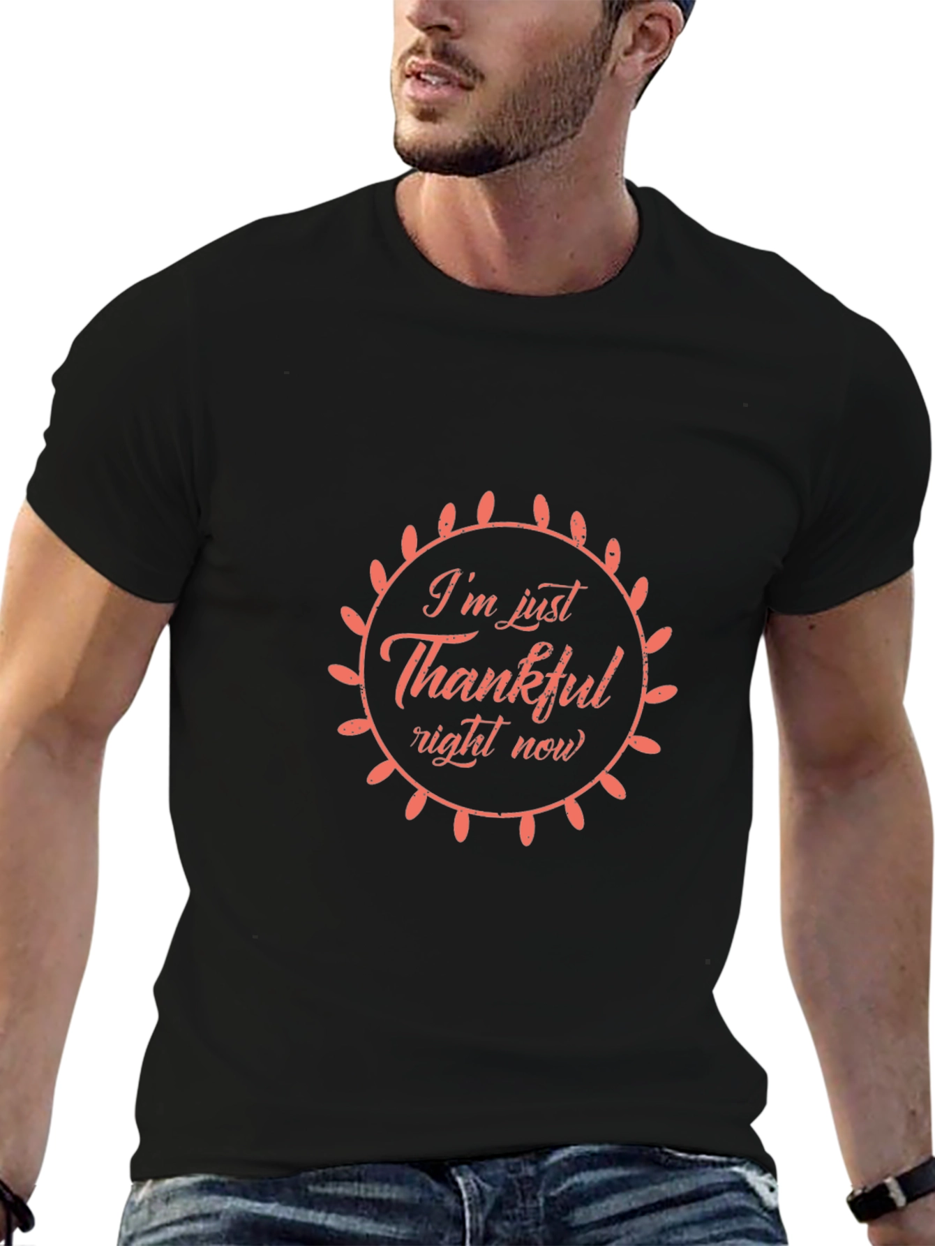 Thankful Graphic Tee - Unisex Cotton T-Shirt