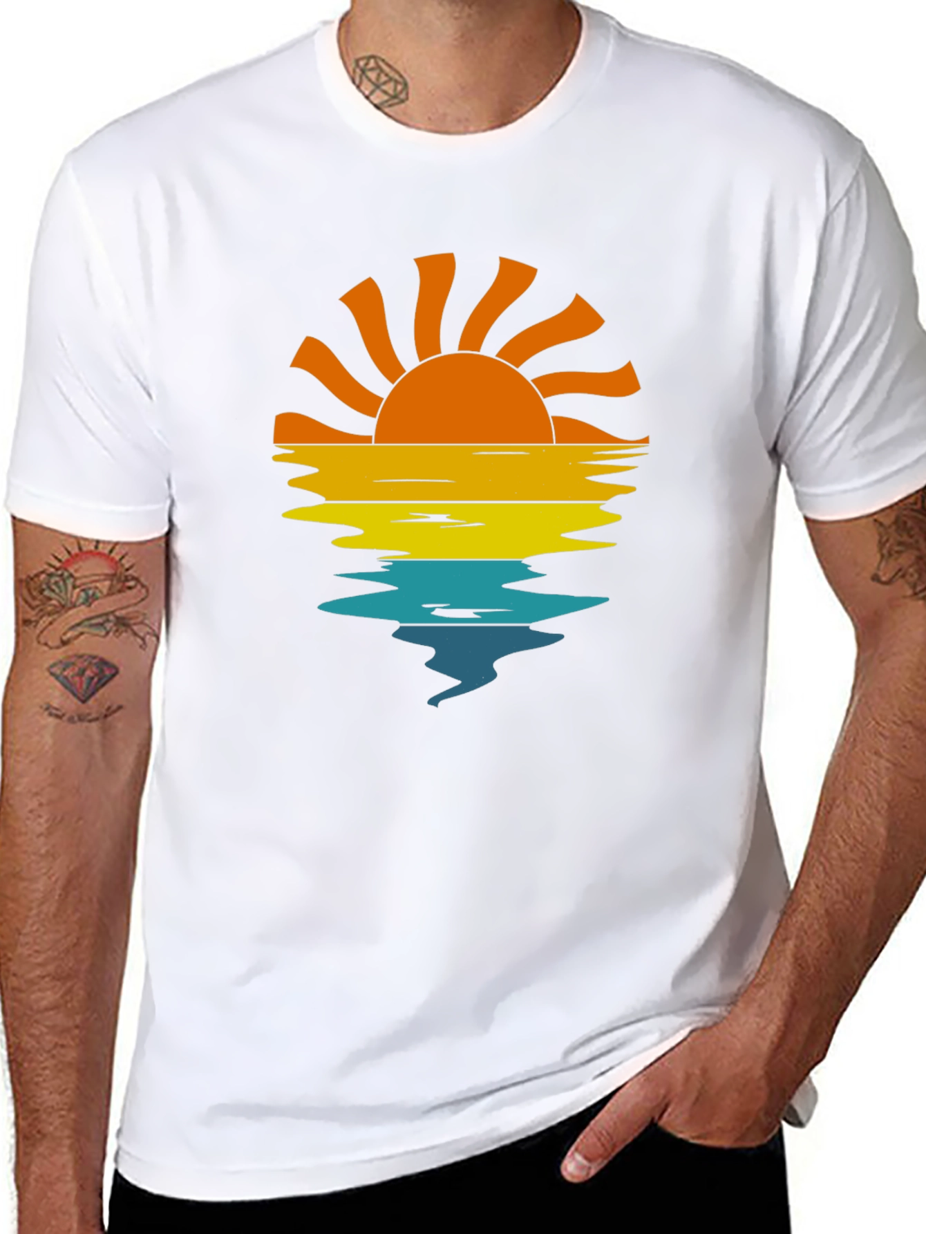 Sunset Reflection Graphic T-Shirt