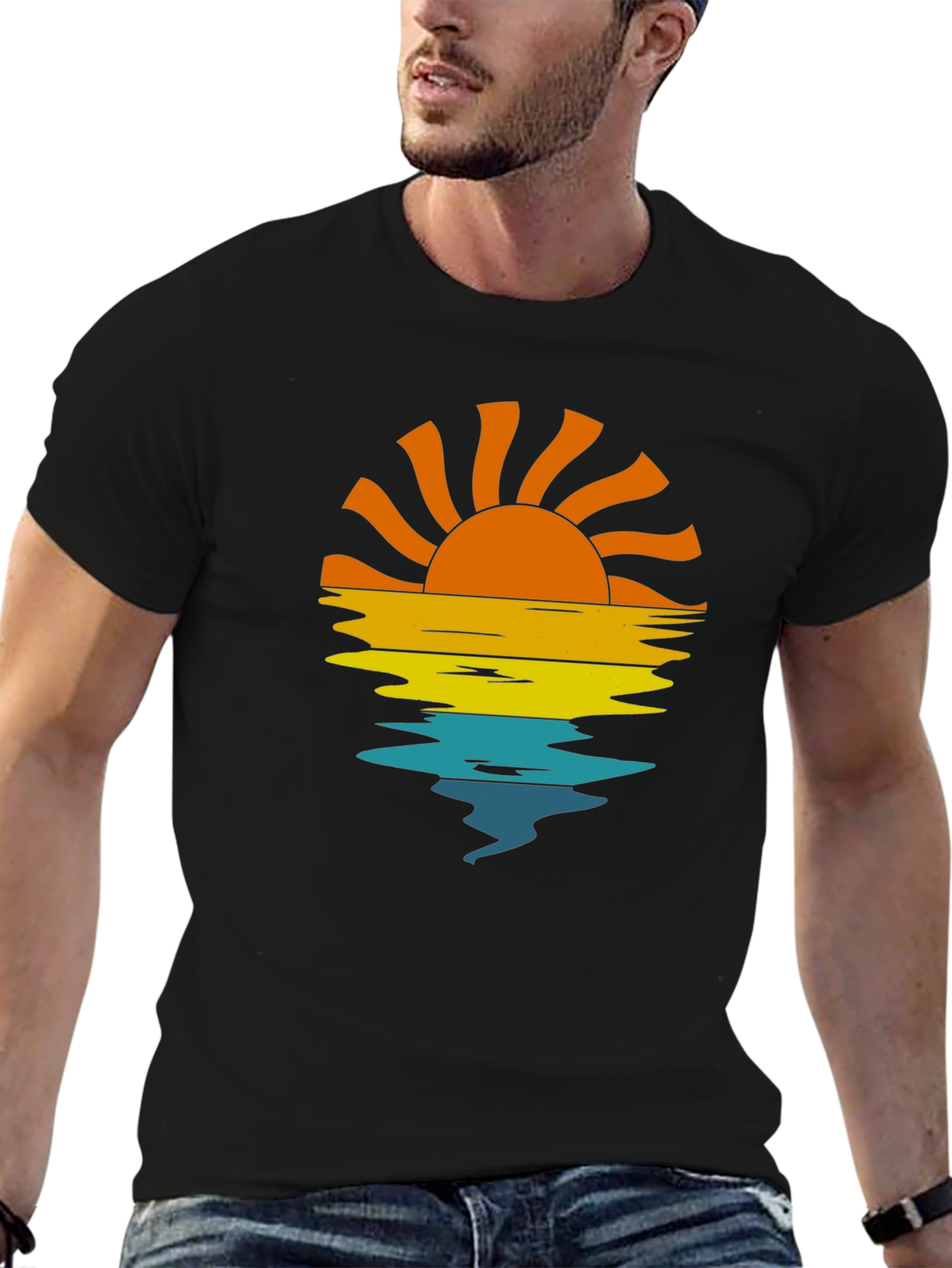 Sunset Reflection Graphic T-Shirt