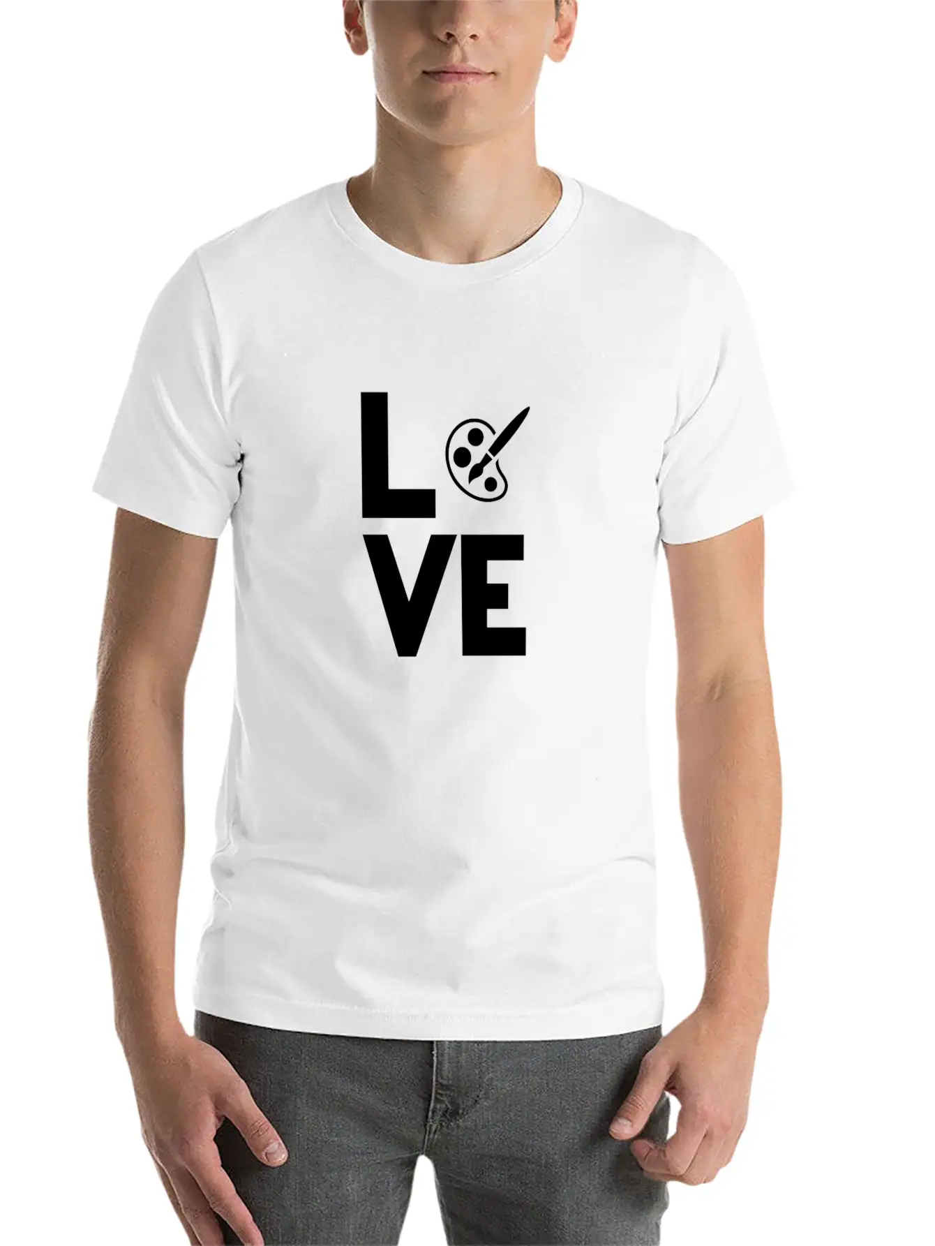 Painting Artist Oil Acryl Love Funny T-Shirt Unisex Casual T-Shirt – Clean Design For Daily Comfort