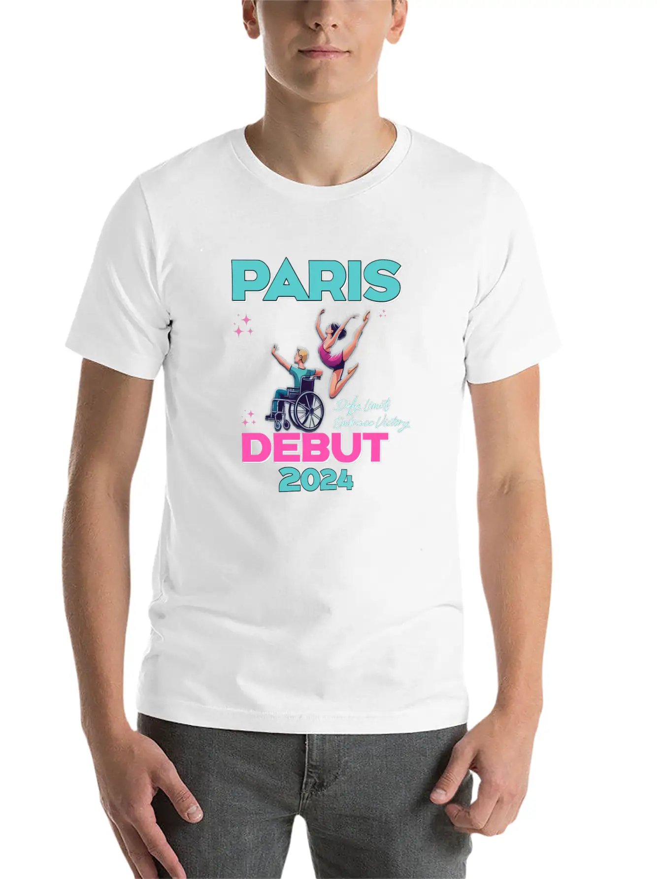 Paris Paralympic 2024 Essential Cotton Tee For Daily Outfits – Unisex Style