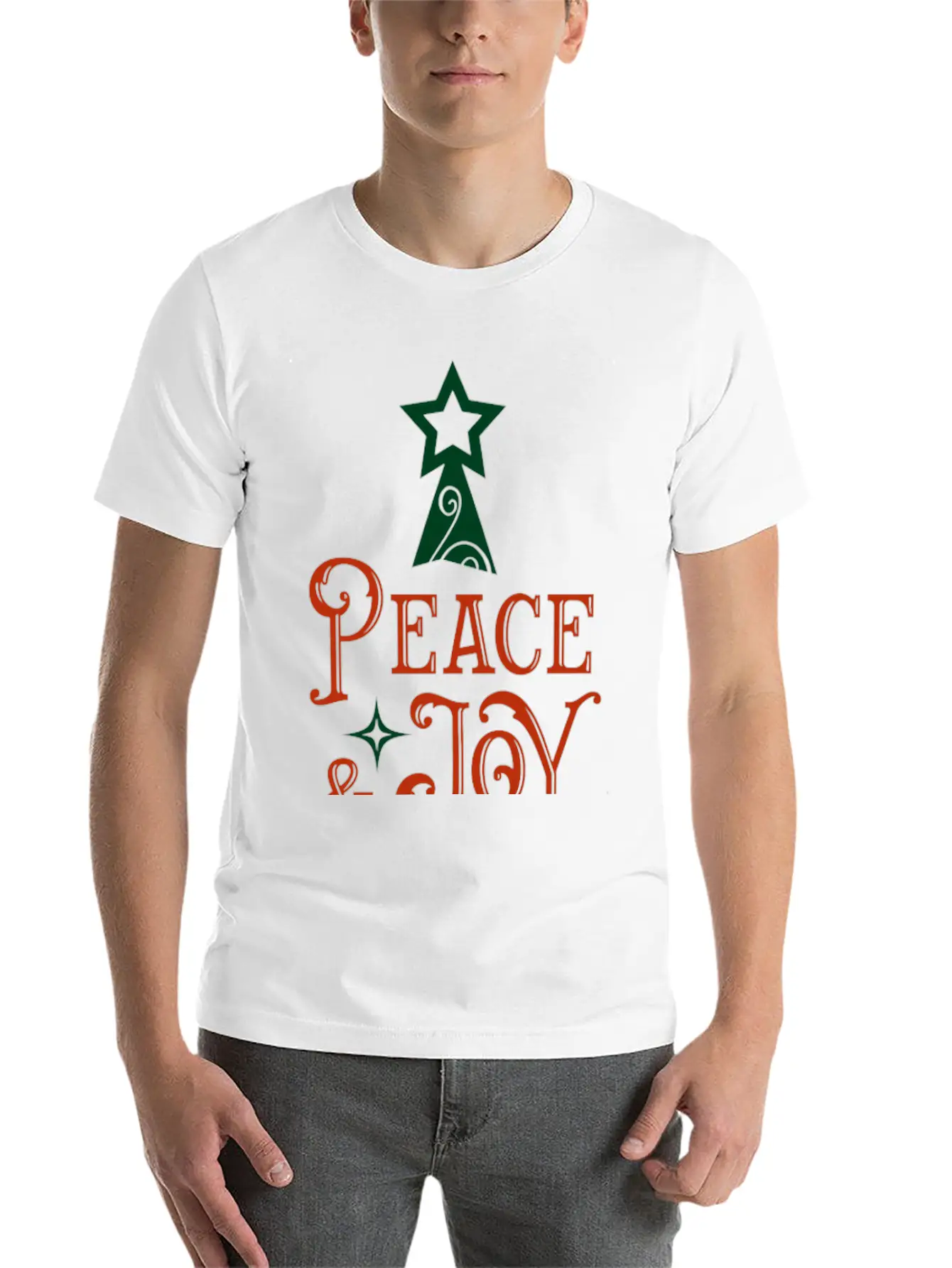 Peace Joy Gift Basic Graphic T-Shirt – Daily Comfort In Soft Cotton