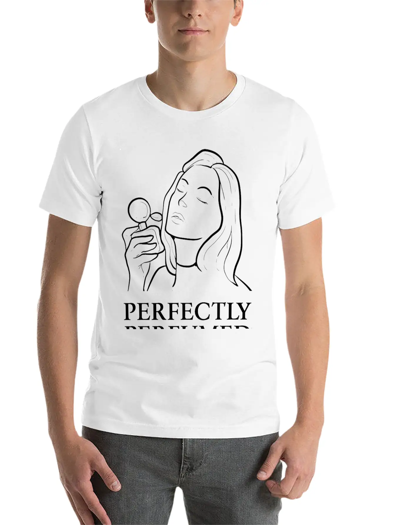Perfectly Perfumed Attractive Fragrance Gift Lightweight Cotton T-Shirt – Daily Comfort Graphic Shirt