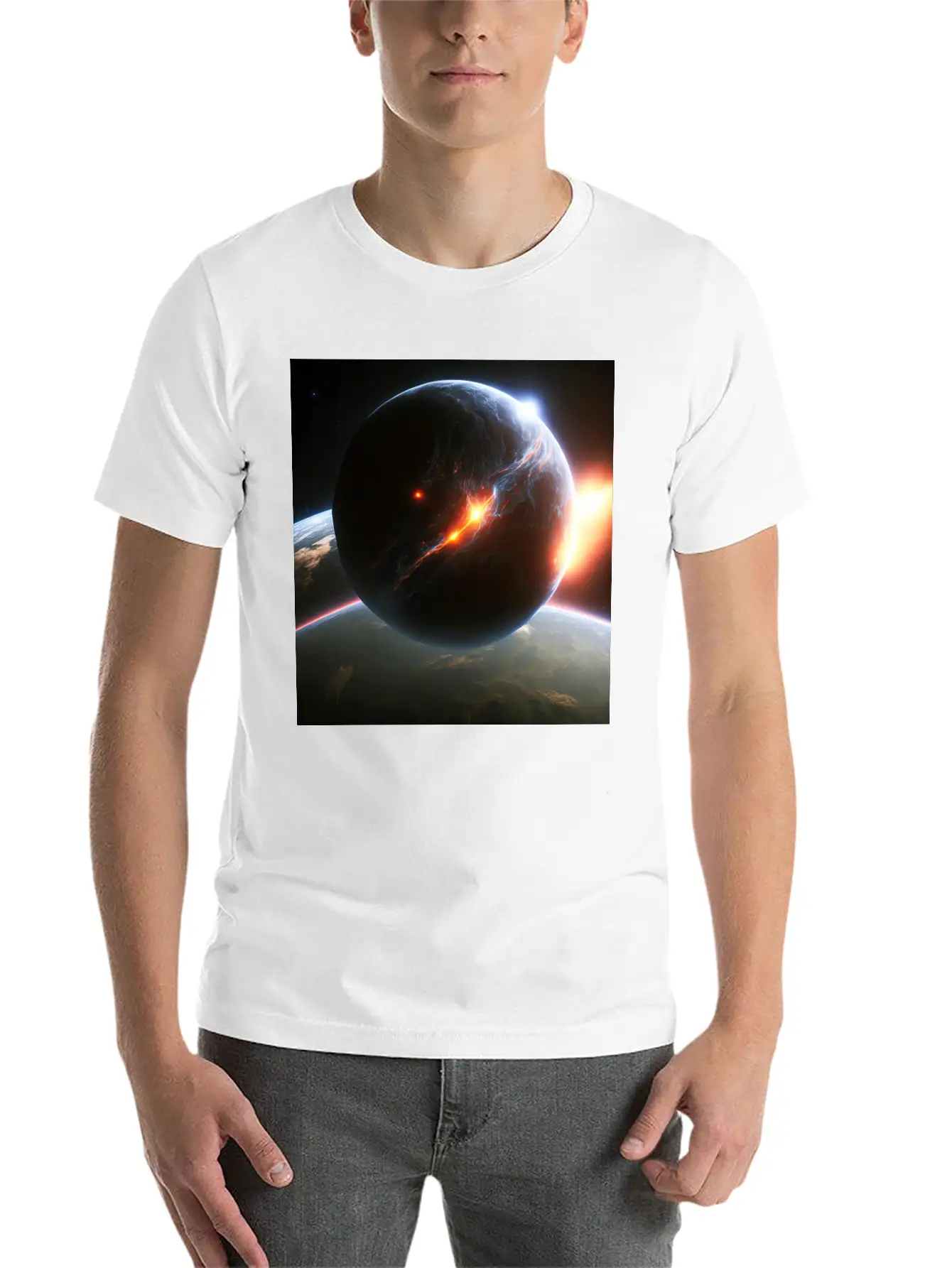 Planet Unisex Casual T-Shirt – Clean Design For Daily Comfort