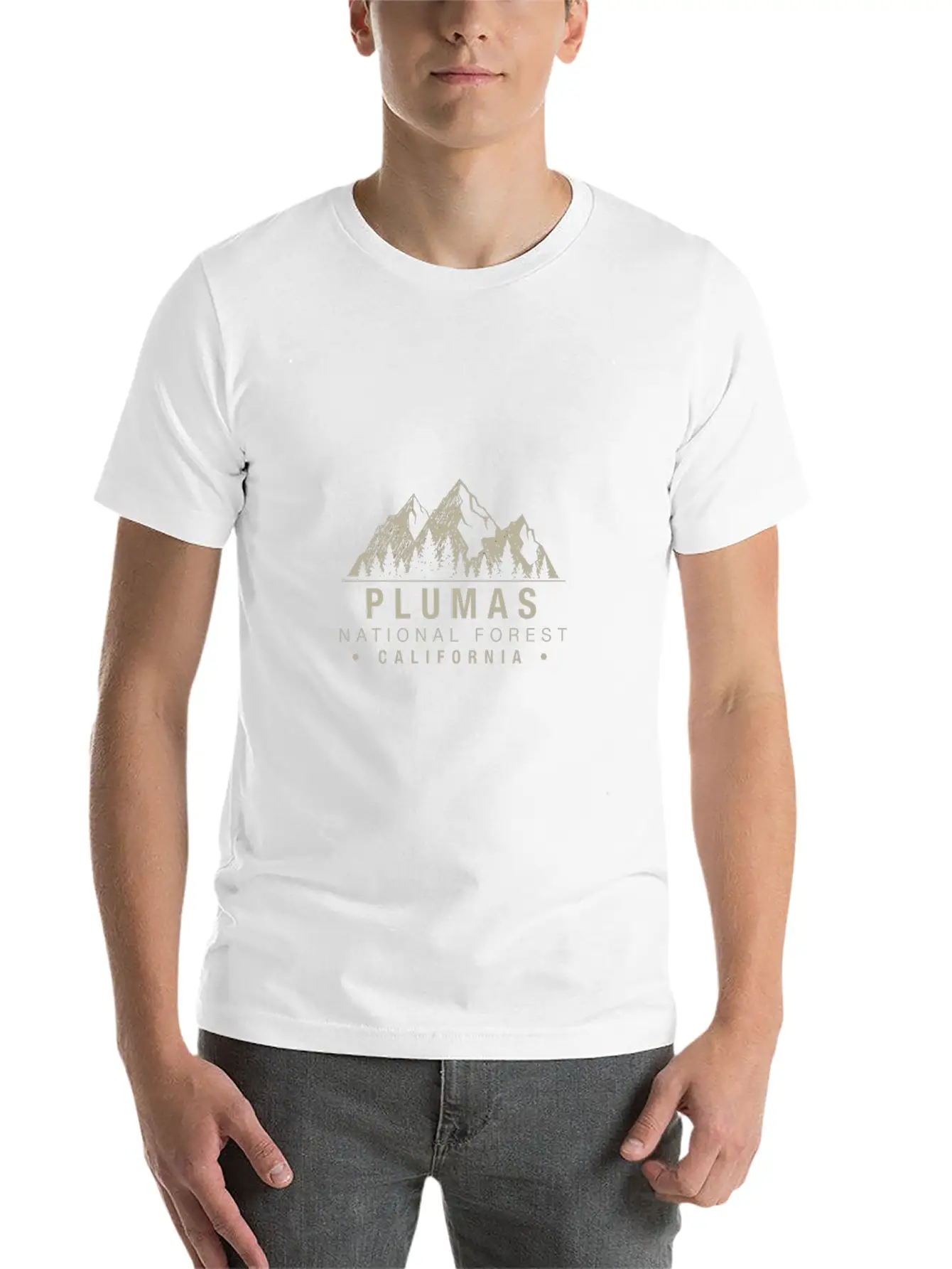 Plumas National Forest California Basic Graphic T-Shirt – Daily Comfort In Soft Cotton