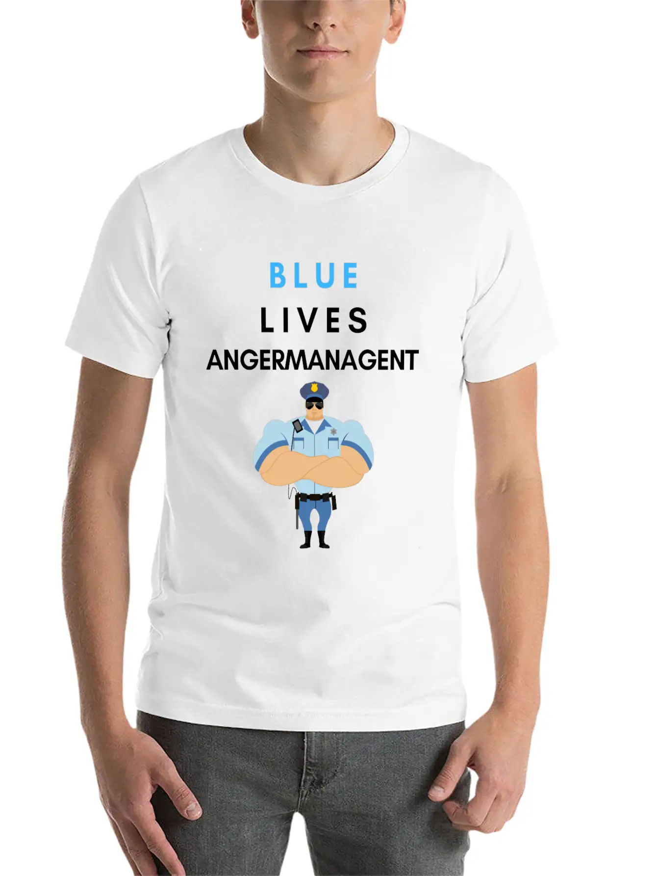 Police Violence - The Anger Management Unisex Casual T-Shirt ��� Clean Design For Daily Comfort