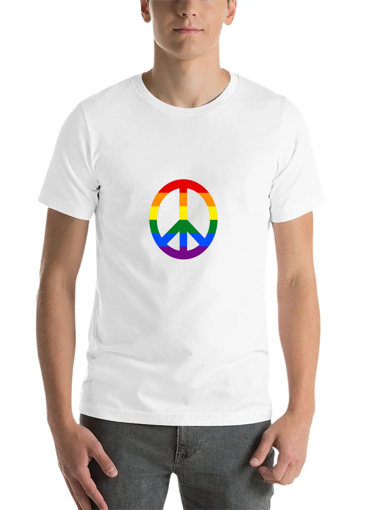 Pride Peace Basic Graphic T-Shirt – Daily Comfort In Soft Cotton