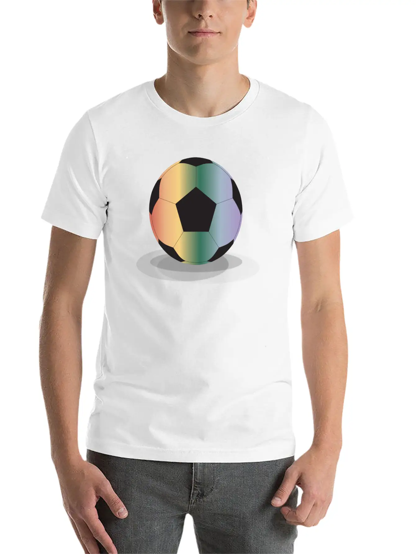 PRIDE Soccerball4 Unisex Casual T-Shirt – Clean Design For Daily Comfort