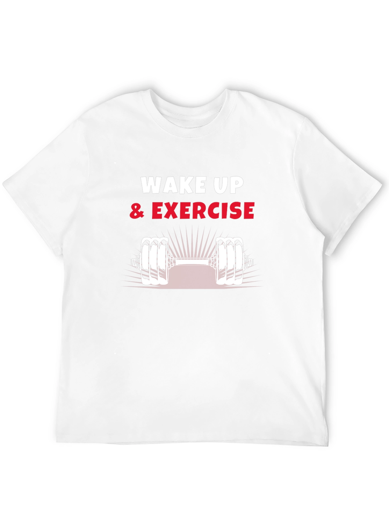 Wake Up & Exercise Graphic Tee - Black