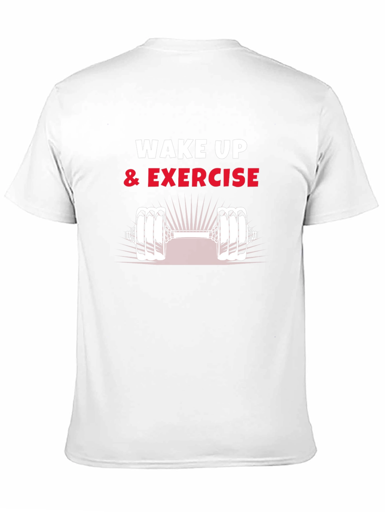 Wake Up & Exercise Graphic Tee - Black