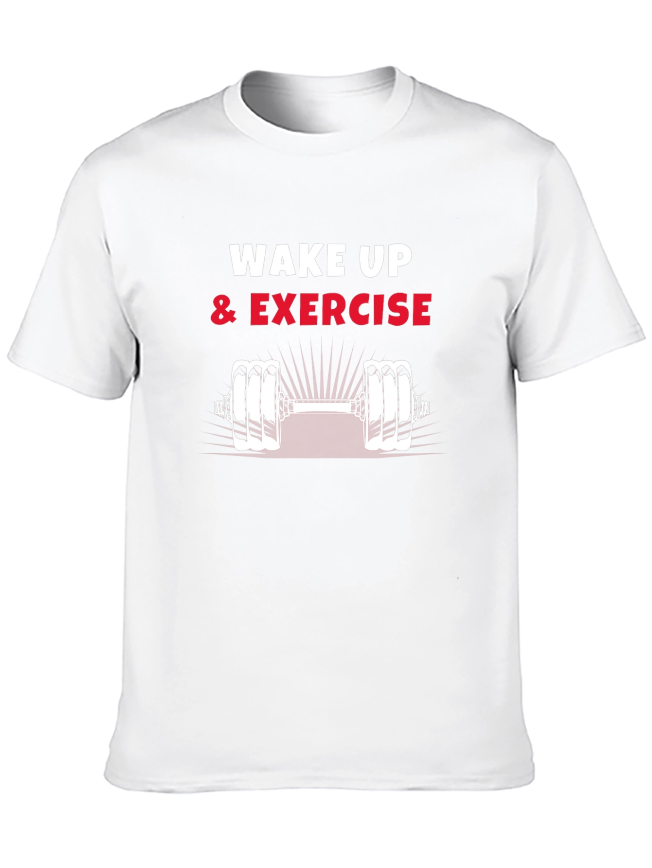 Wake Up & Exercise Graphic Tee - Black