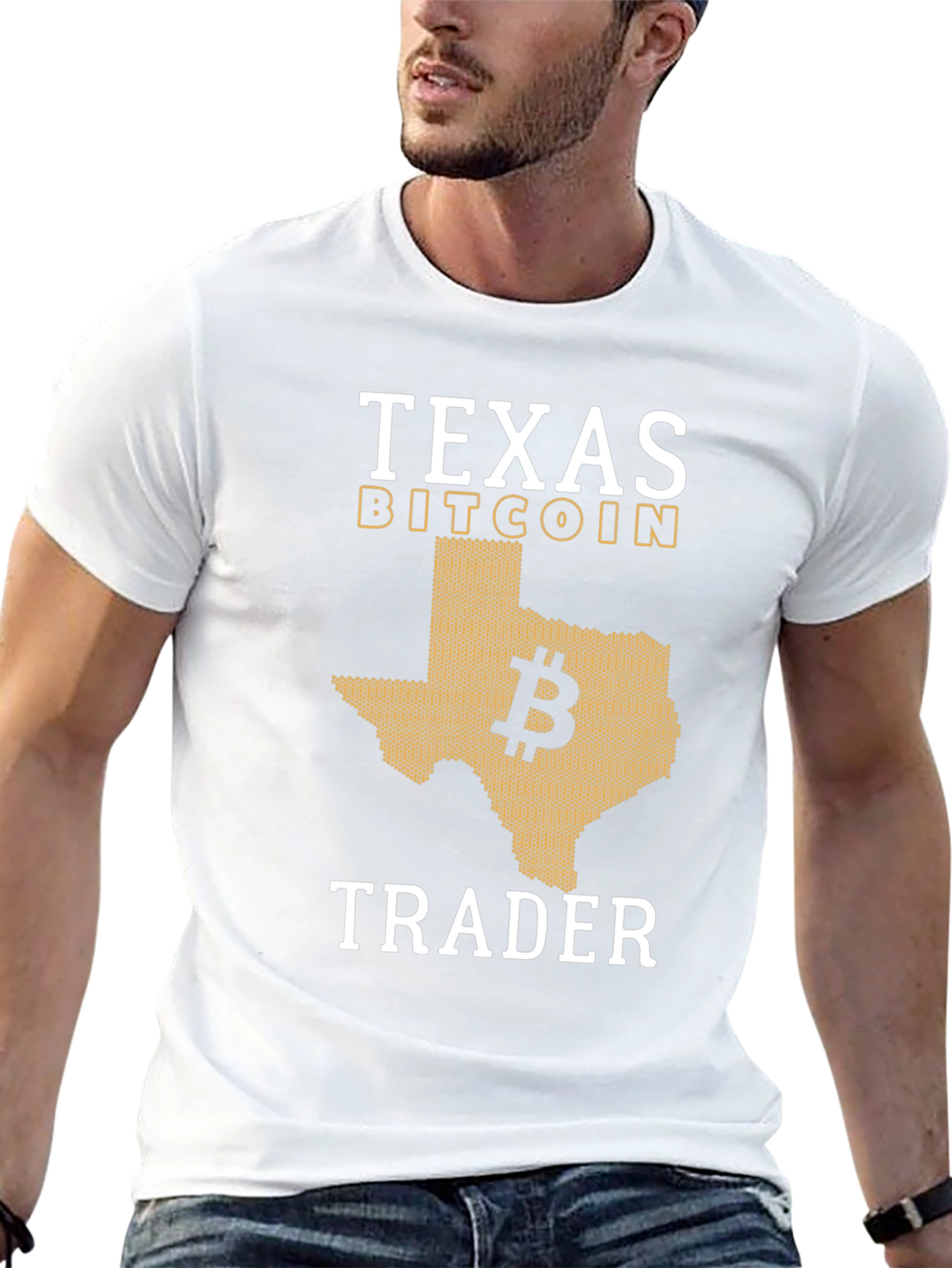 Texas Bitcoin Trader Graphic Tee - Crypto Currency T-Shirt
