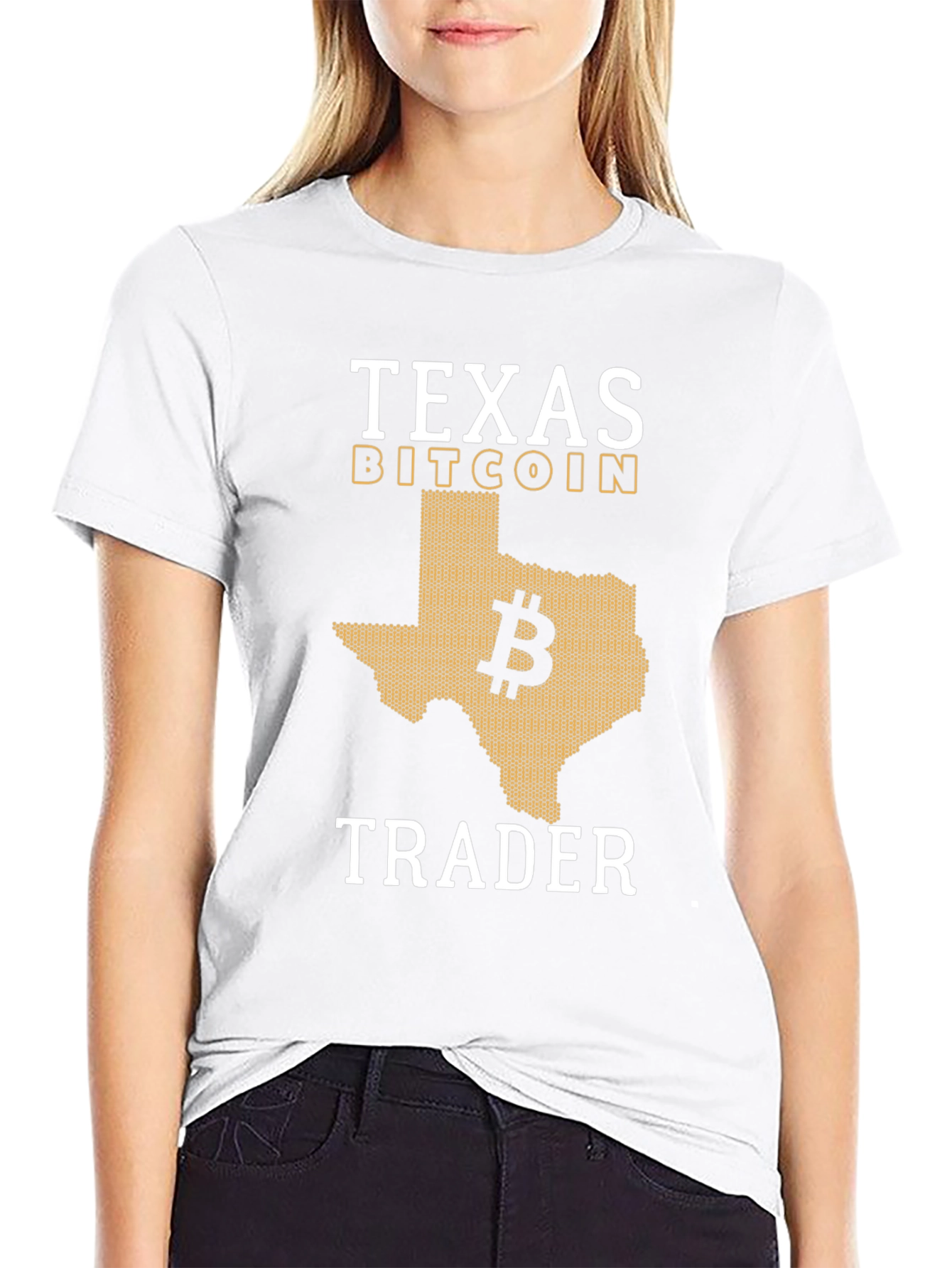 Texas Bitcoin Trader Graphic Tee - Crypto Currency T-Shirt