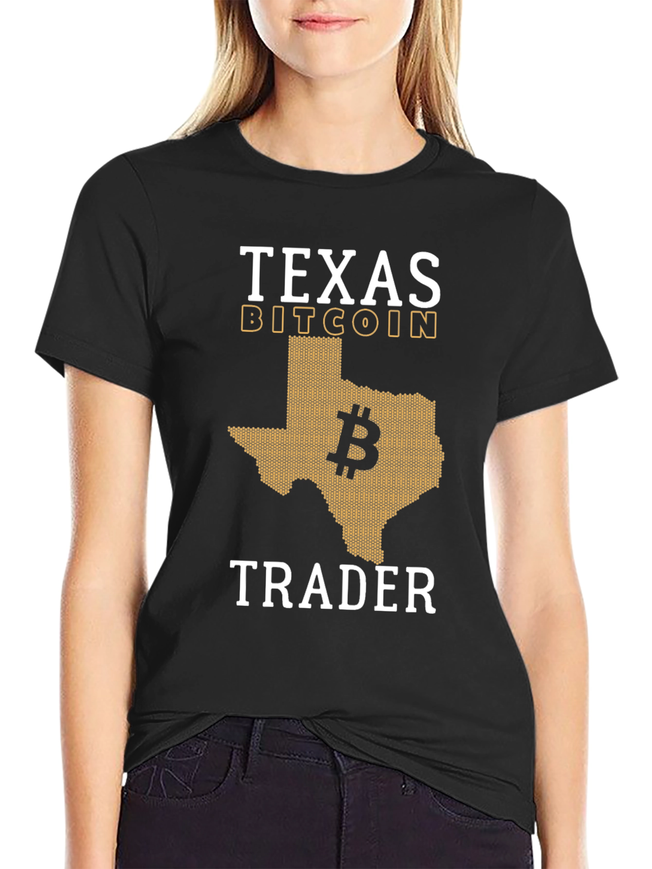 Texas Bitcoin Trader Graphic Tee - Crypto Currency T-Shirt