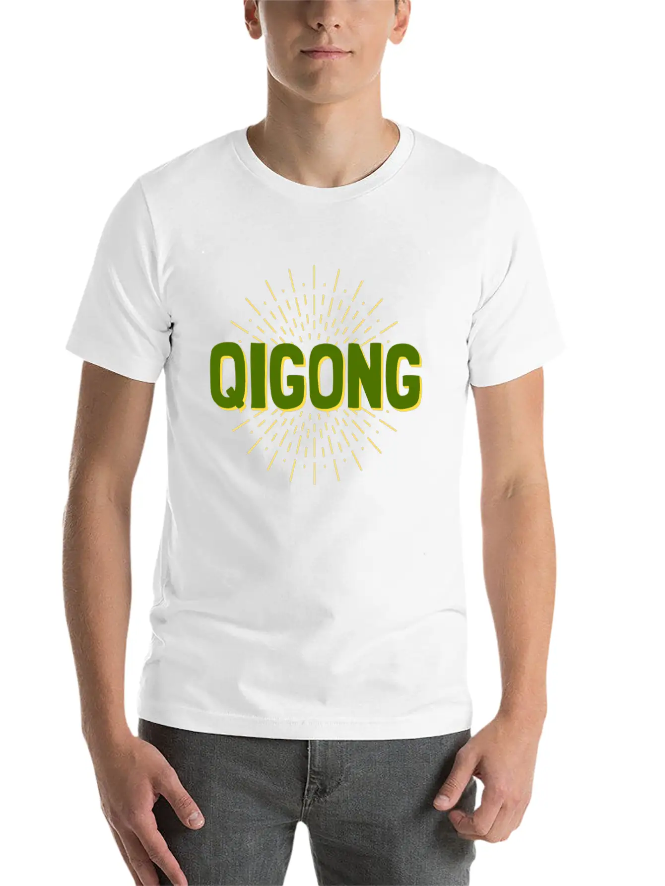 Qigong Qi Gong Chinese Exercise Gift Soft Cotton Short Sleeve Tee – Unisex Wardrobe Staple