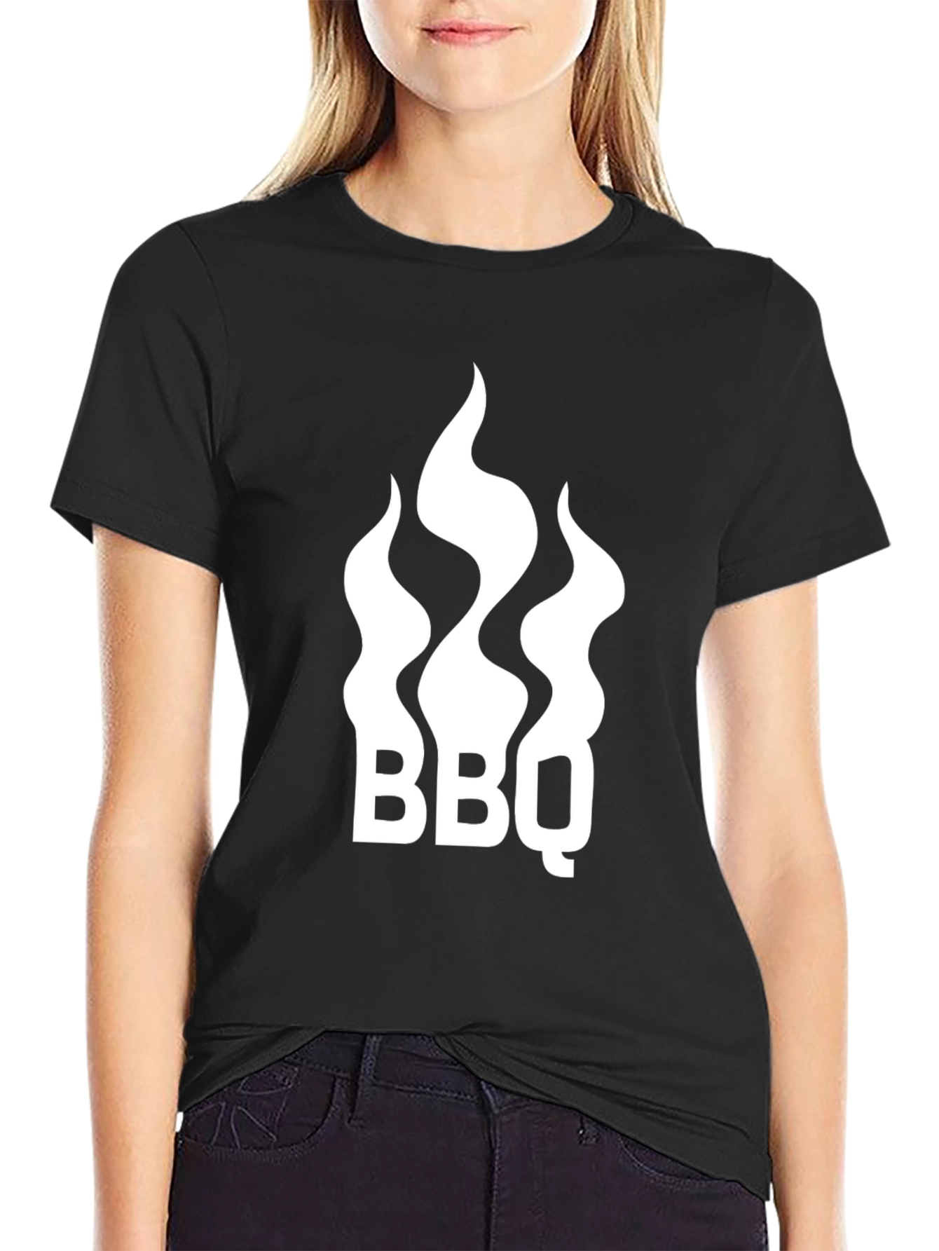 BBQ Flames Graphic T-Shirt