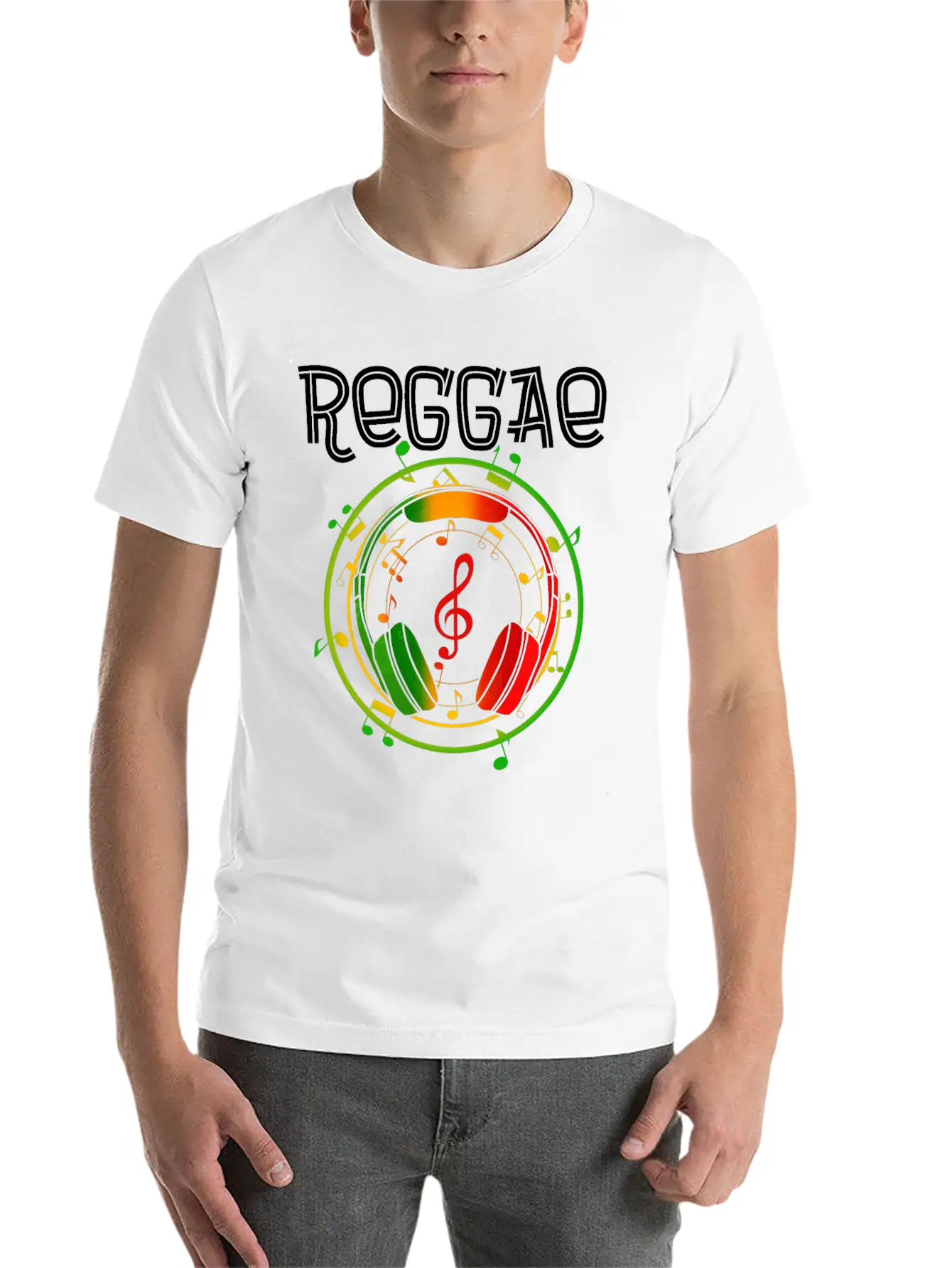 Rastafari Music Vibes Only Rasta Jamaika Reggae Relaxed Everyday Tee – Lightweight And Durable Cotton