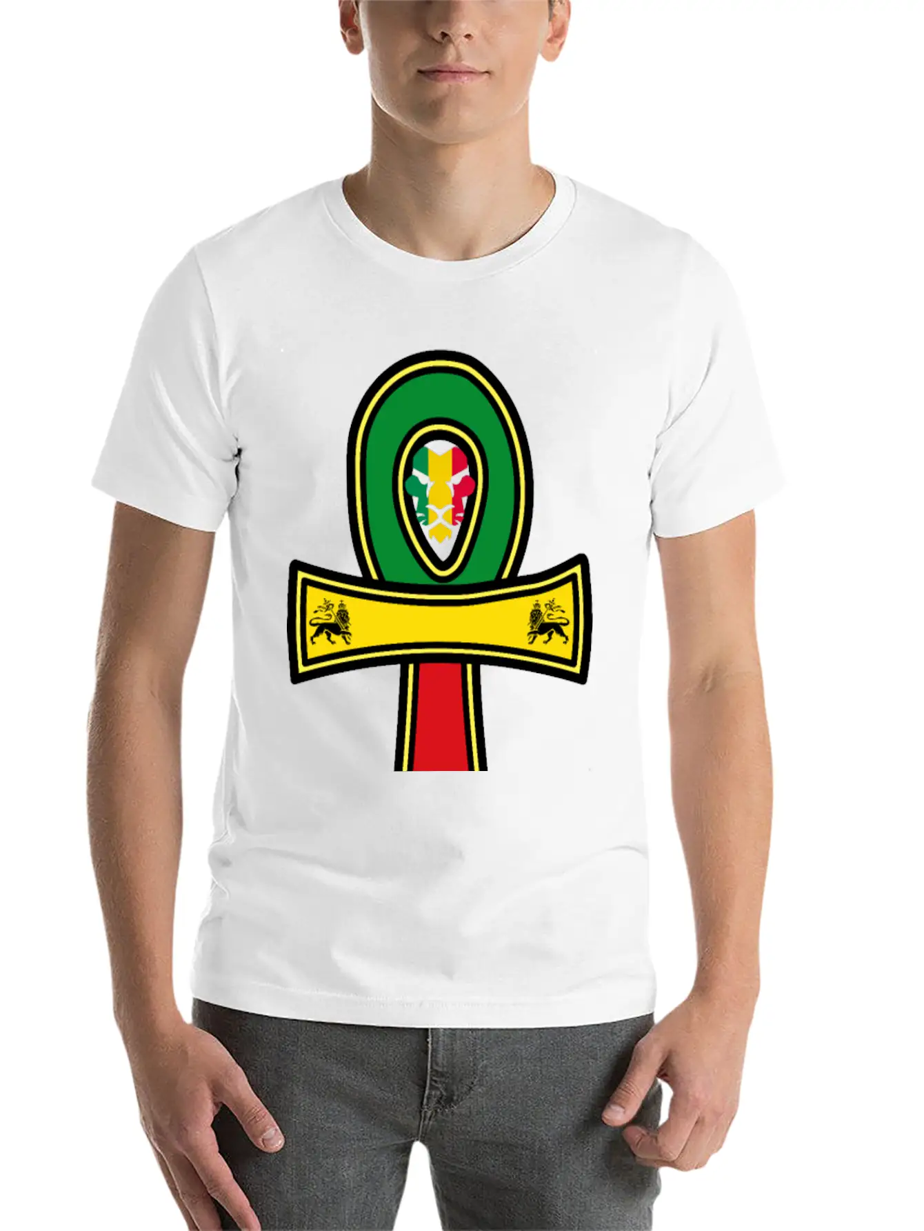 Rastafari Priest Jamaica Reggae Basic Graphic T-Shirt – Daily Comfort In Soft Cotton