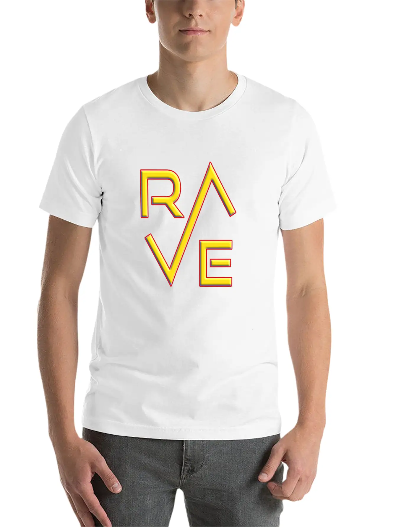 Rave Raver Techno House Trance Dance Music Basic Graphic T-Shirt – Daily Comfort In Soft Cotton