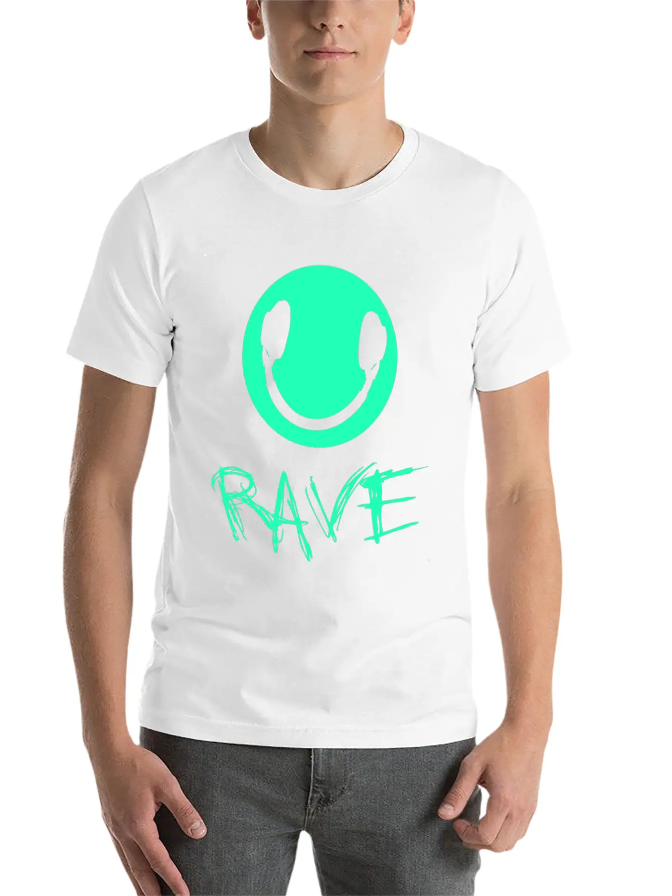 Rave Raver Techno Unisex Casual T-Shirt – Clean Design For Daily Comfort
