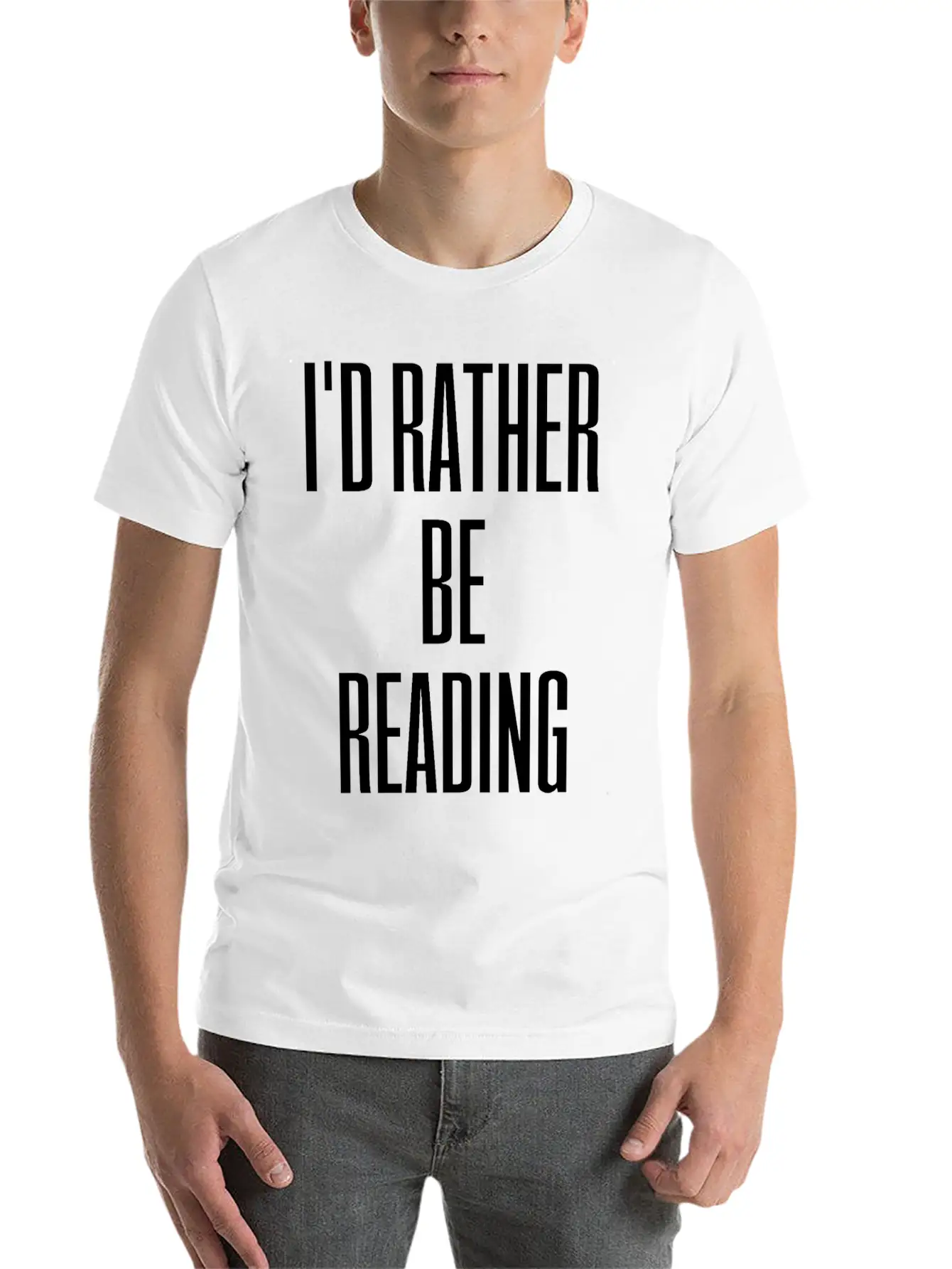 Reading Book Lightweight Cotton T-Shirt – Daily Comfort Graphic Shirt