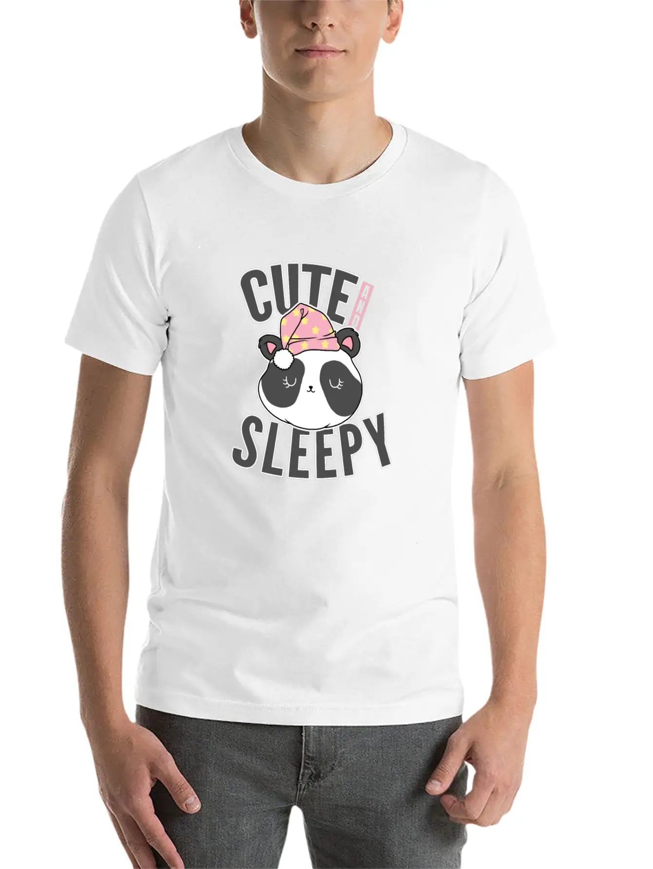 Ready To Sleep Cute Baby Panda Night Dreaming Rest Unisex Casual T-Shirt – Clean Design For Daily Comfort