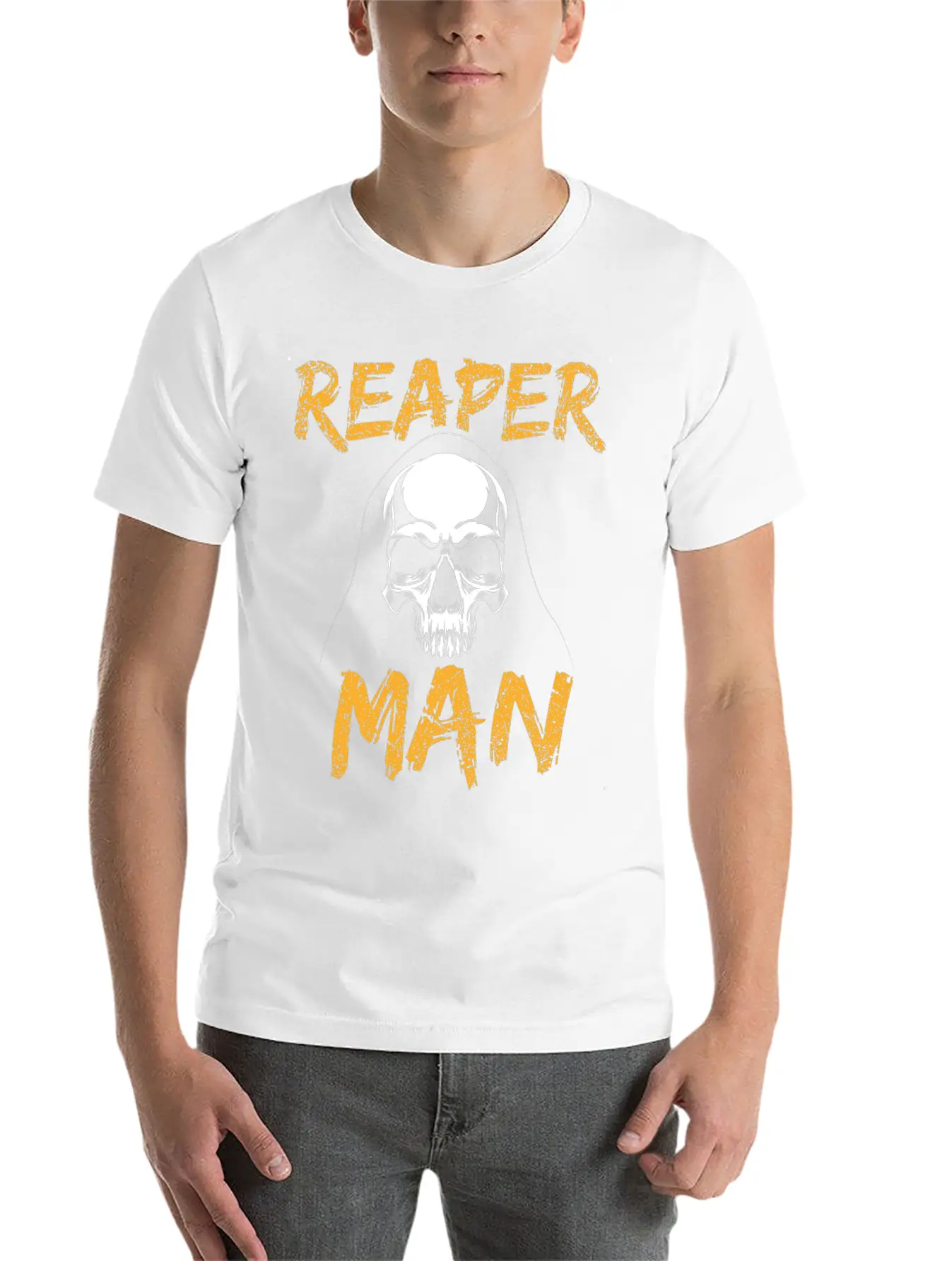 Reaper Man Modern Fit Casual T-Shirt – Clean And Versatile Design
