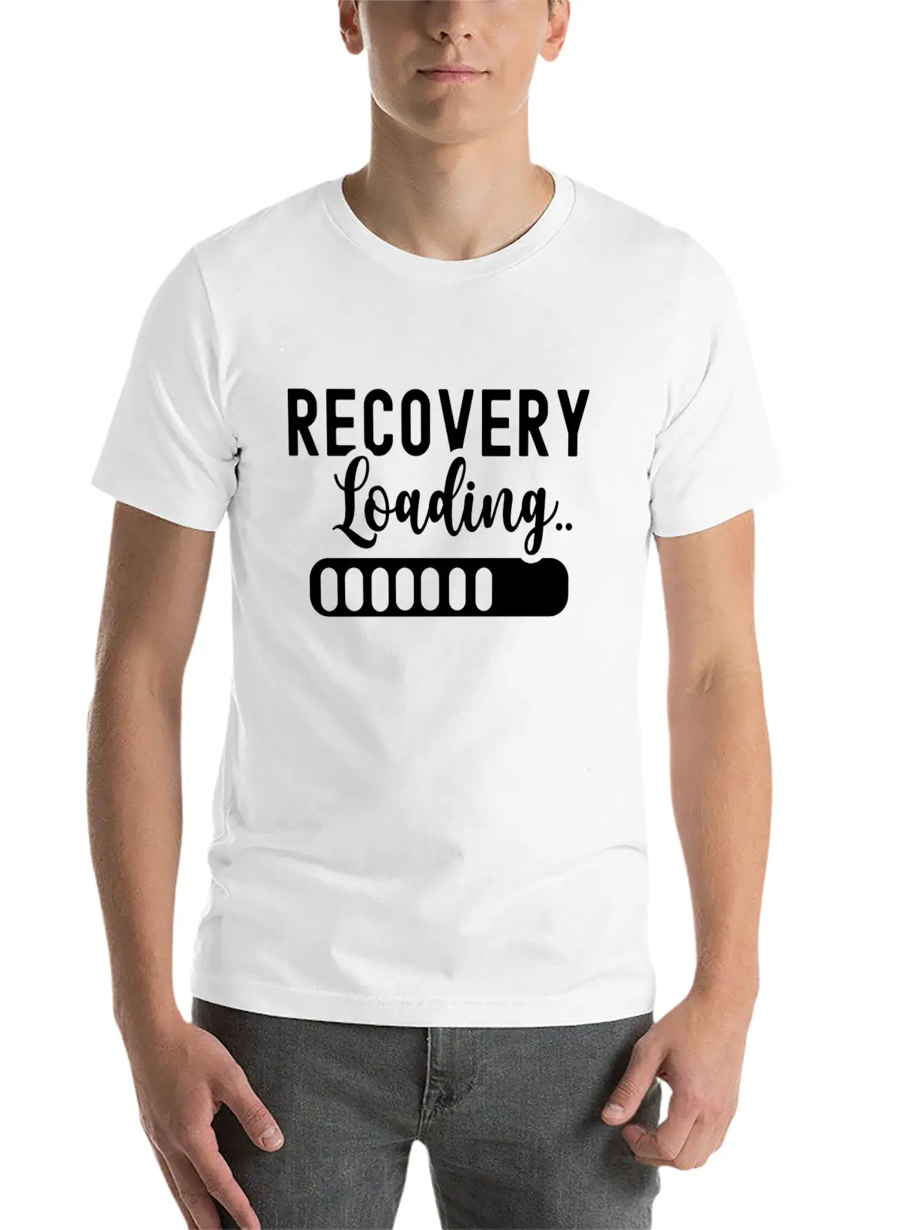 Recovery Loading Surgery Patient Recover Survivor Comfortable Minimalist Graphic Tee – Summer Style Essential