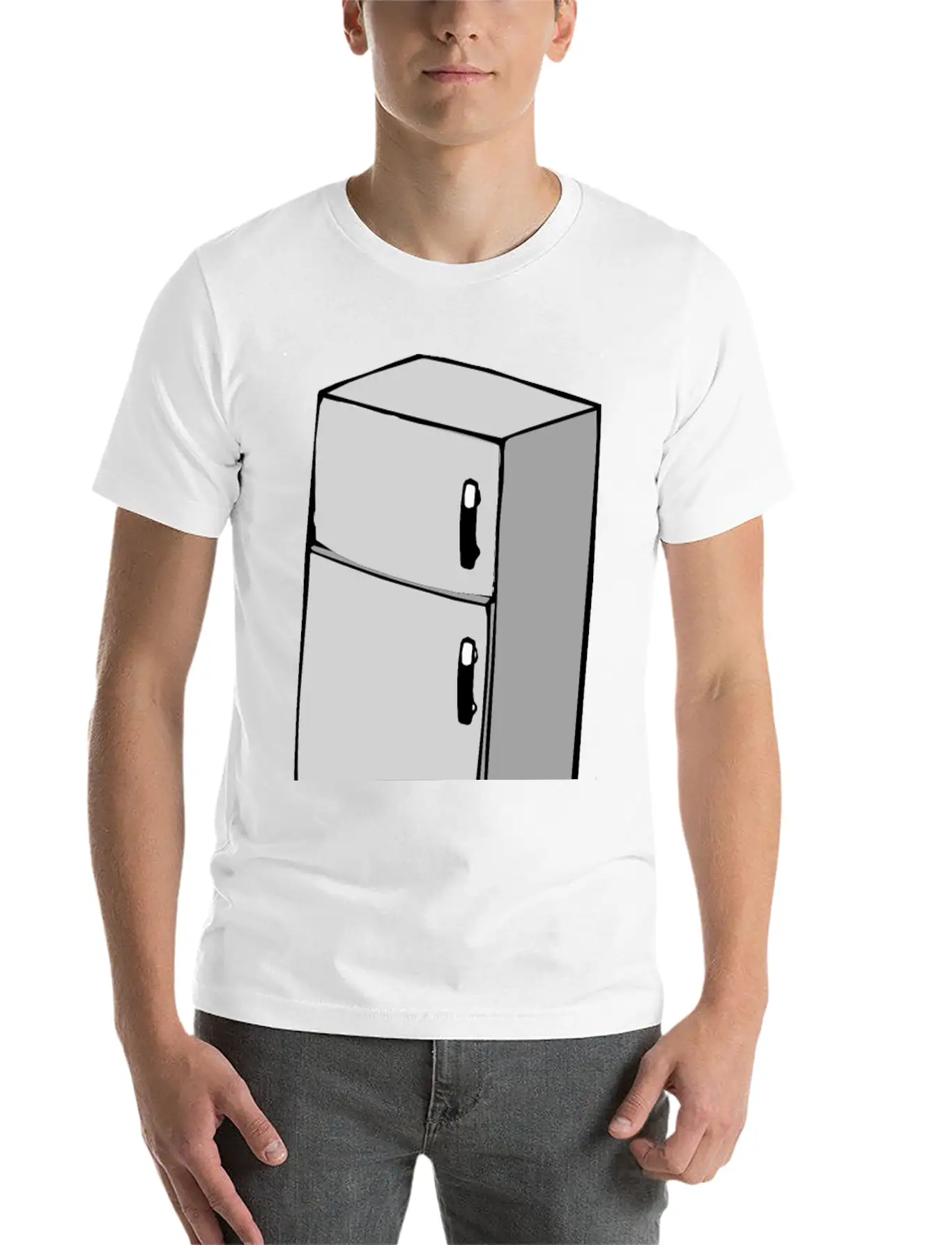 Refrigerator Modern Fit Casual T-Shirt – Clean And Versatile Design