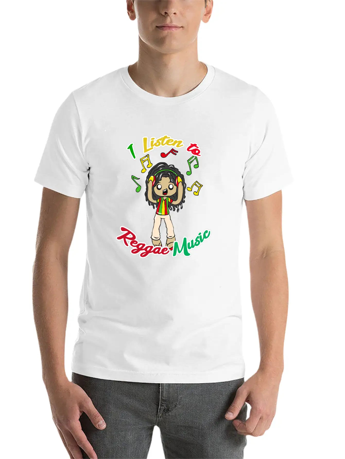 Reggae Music Basic Graphic T-Shirt – Daily Comfort In Soft Cotton