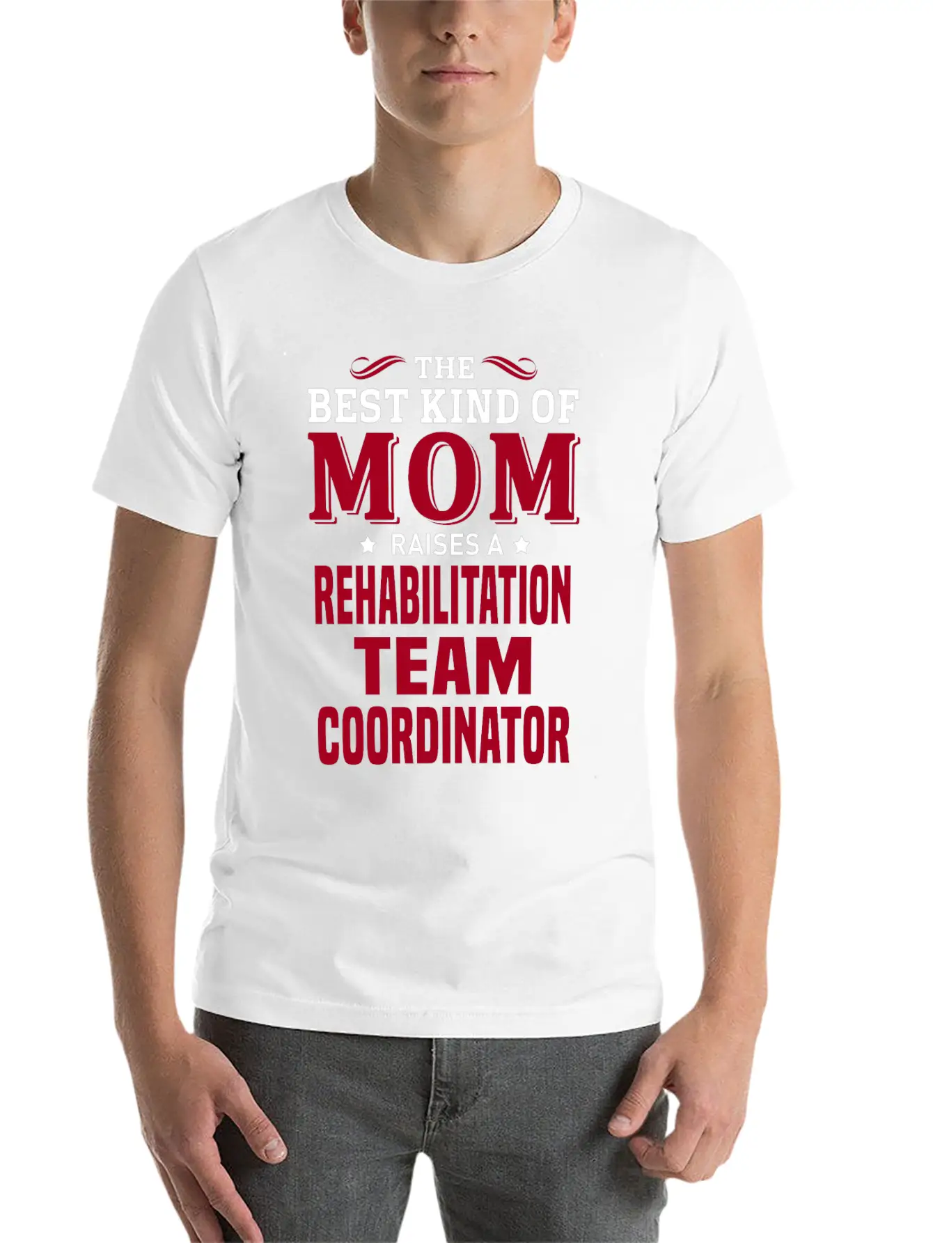 Rehabilitation Team Coordinator Lightweight Cotton T-Shirt – Daily Comfort Graphic Shirt