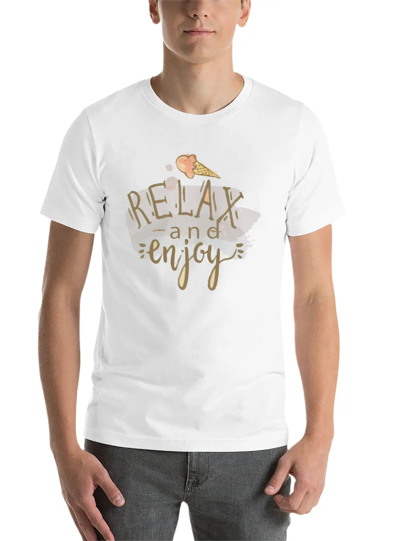 Relax And Enjoy Relaxed Everyday Tee – Lightweight And Durable Cotton