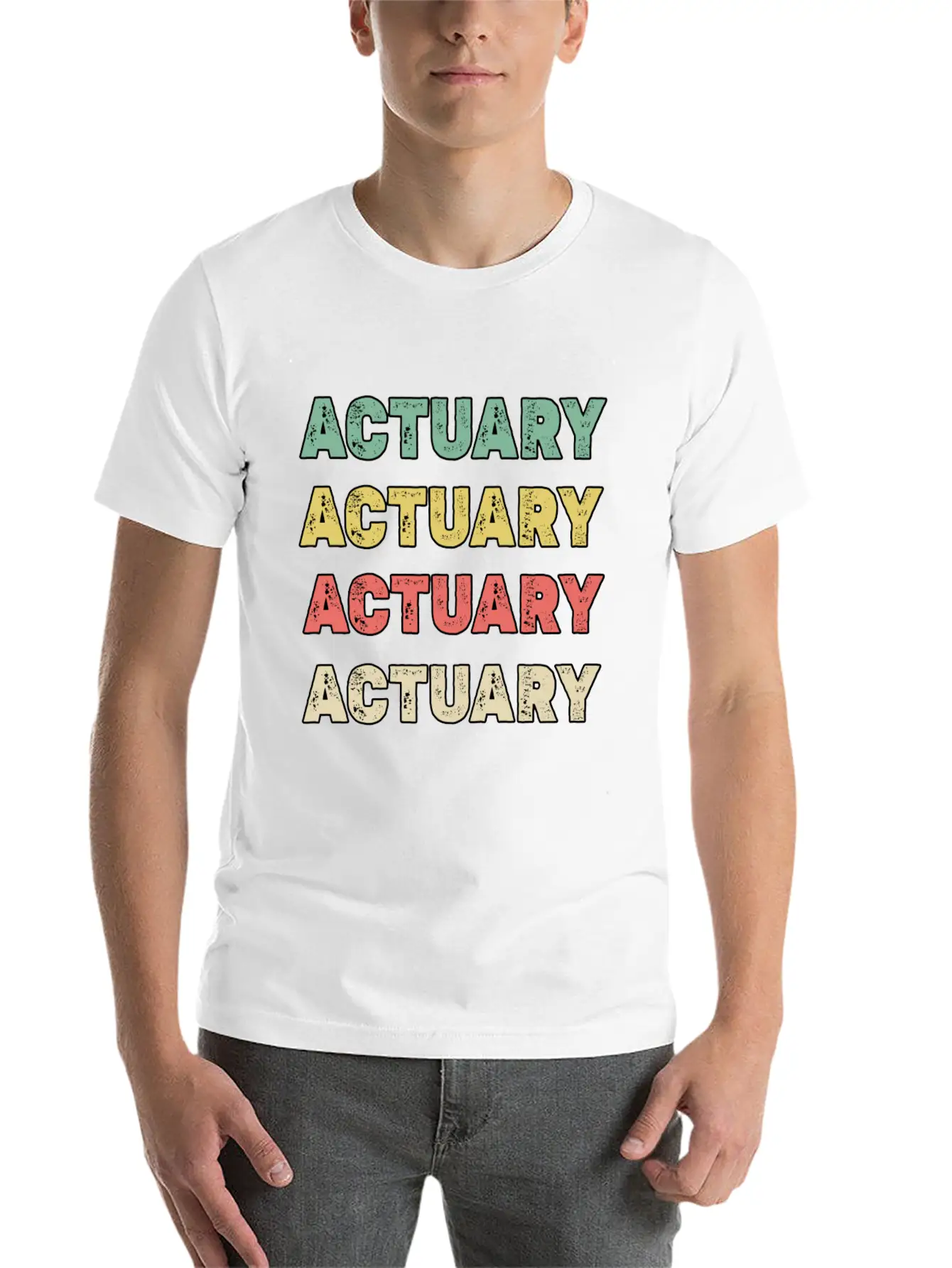 Retro Actuary Risk Manager Insurance Soft Cotton Short Sleeve Tee – Unisex Wardrobe Staple