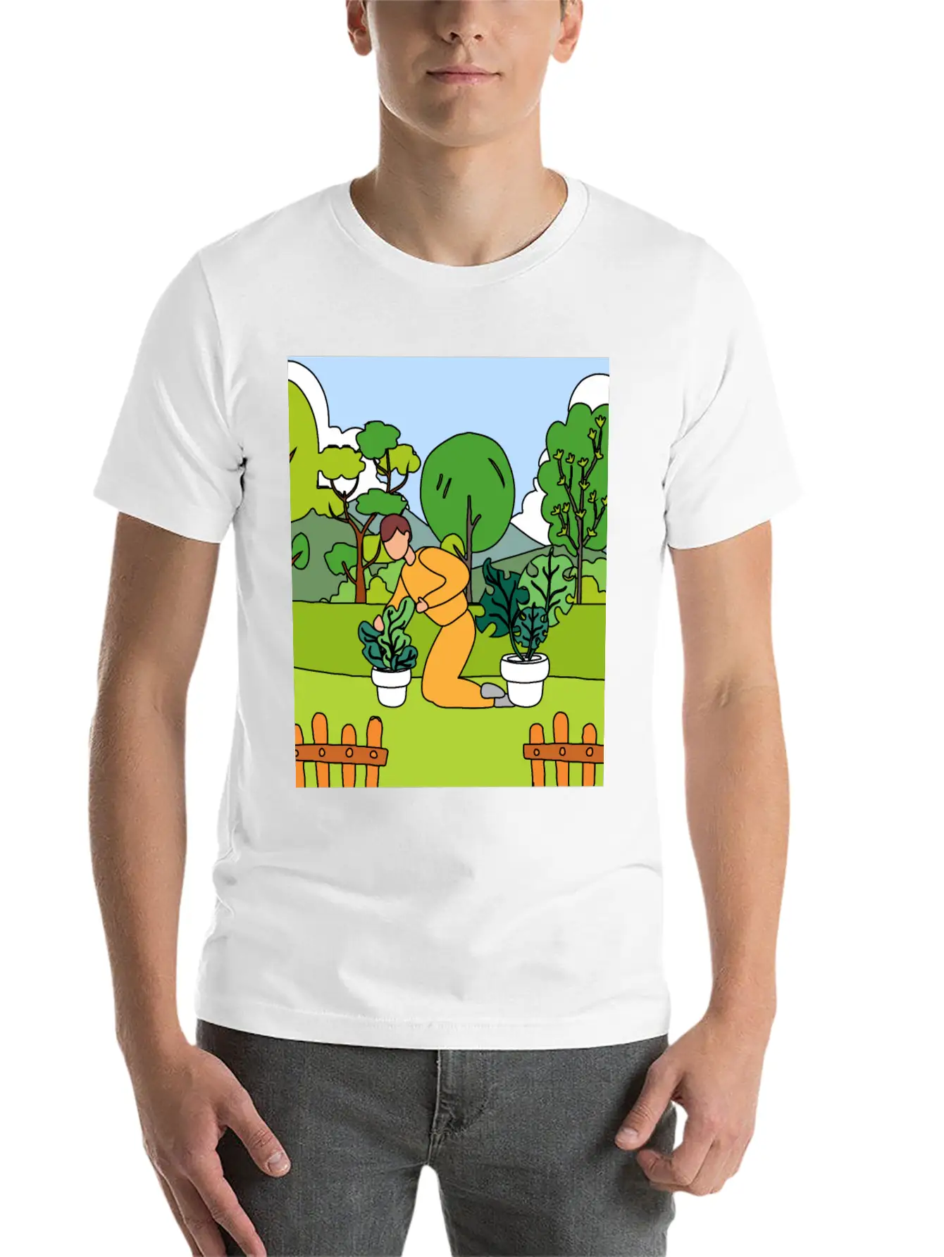 Retro Hobby Gardener Garden Gardener Comfortable Minimalist Graphic Tee – Summer Style Essential