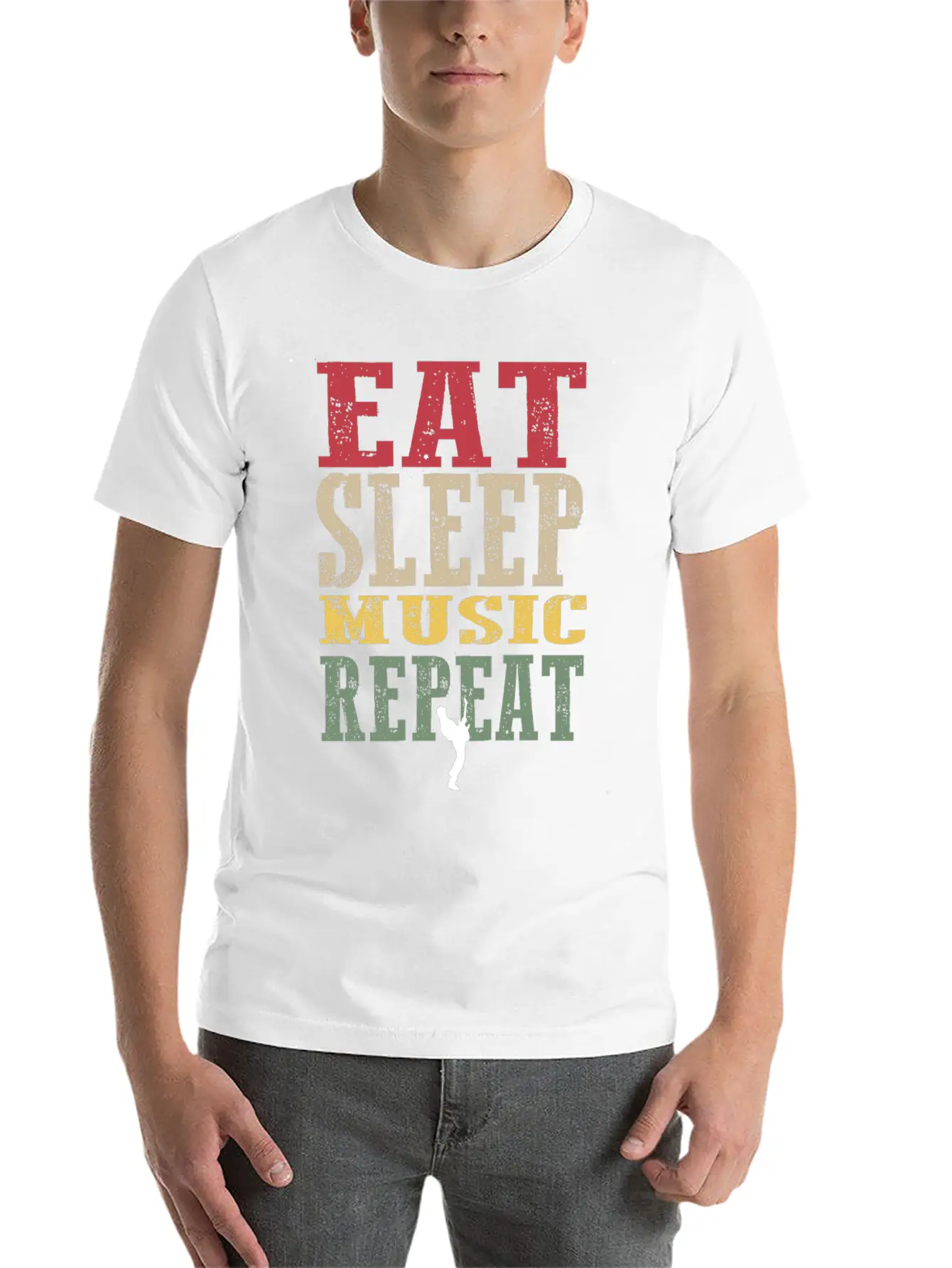 Retro Music Tee Soft Cotton Short Sleeve Tee – Unisex Wardrobe Staple
