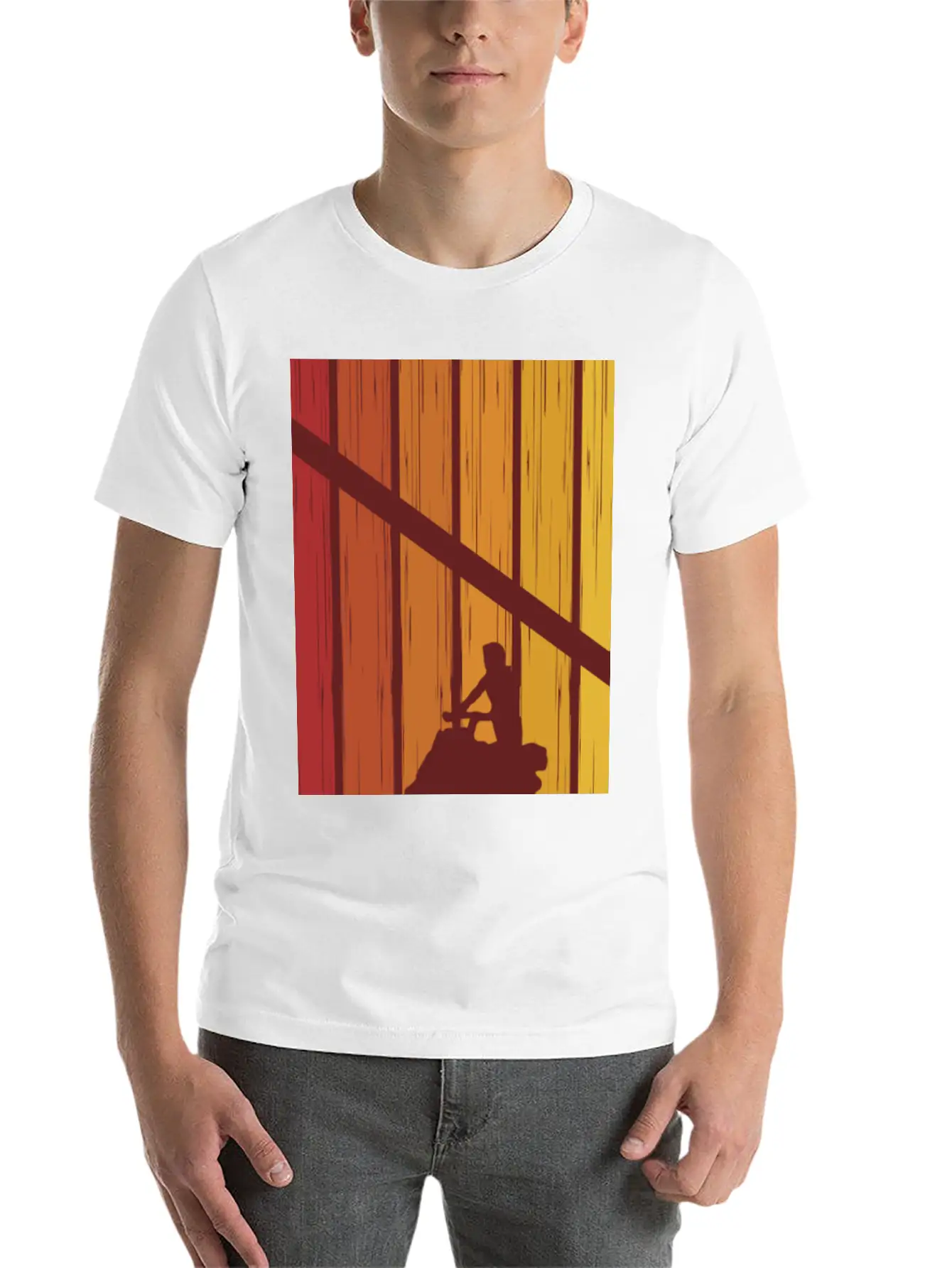 Retro Snowmobile Vintage Snow Machine Lightweight Cotton T-Shirt – Daily Comfort Graphic Shirt