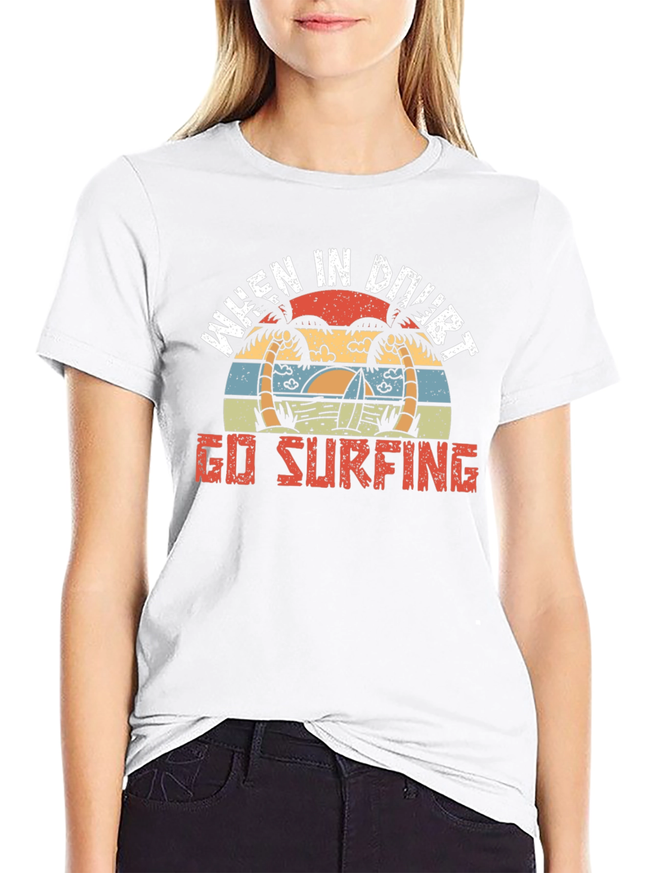When In Doubt Go Surfing T-Shirt
