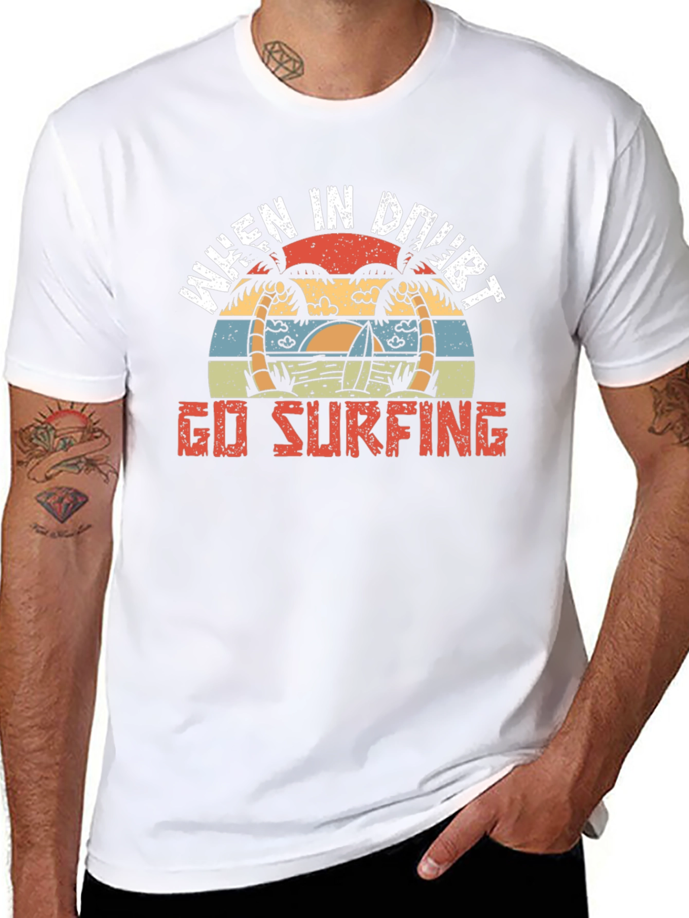 When In Doubt Go Surfing T-Shirt
