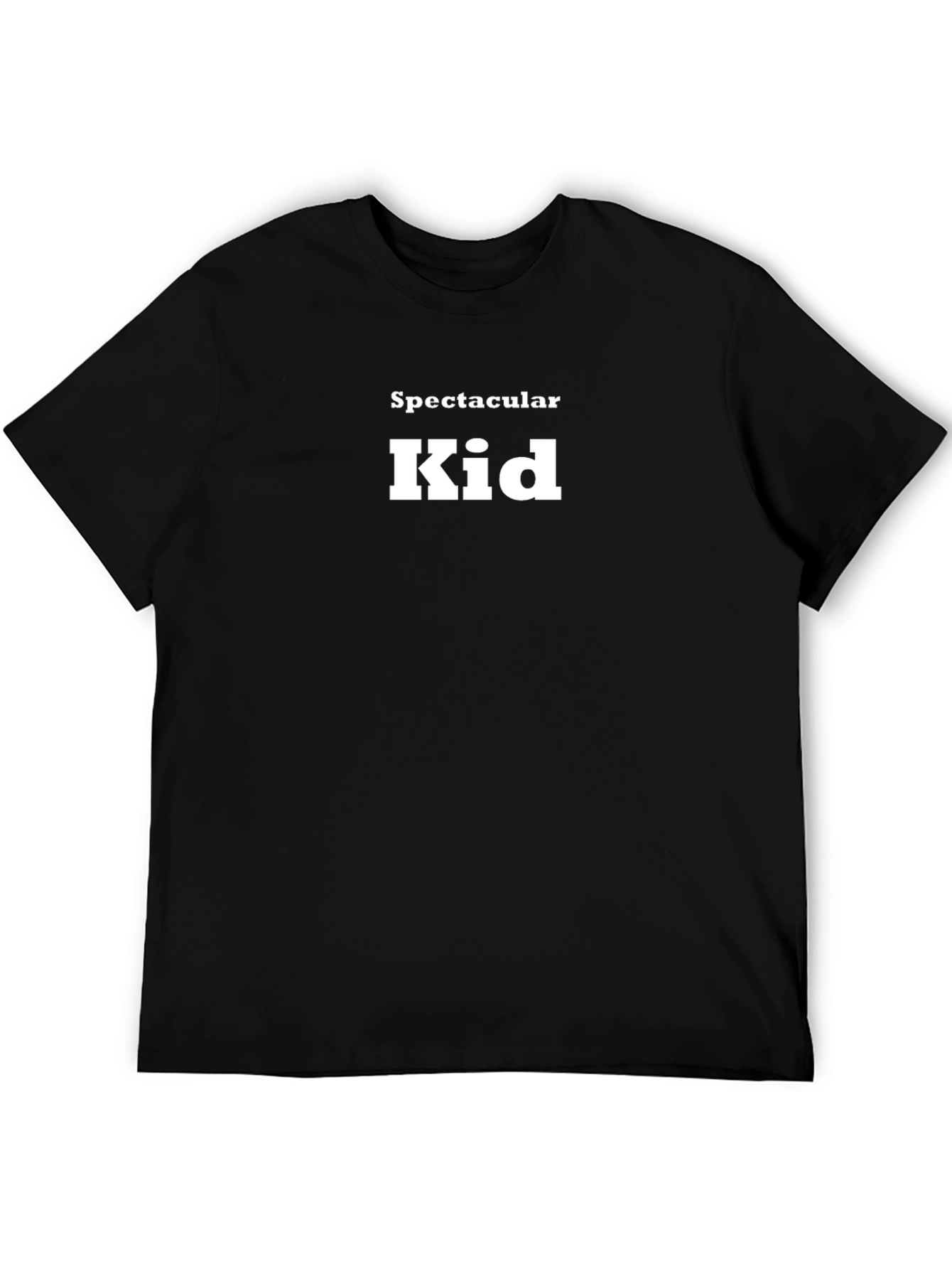 Spectacular Kid Black T-Shirt
