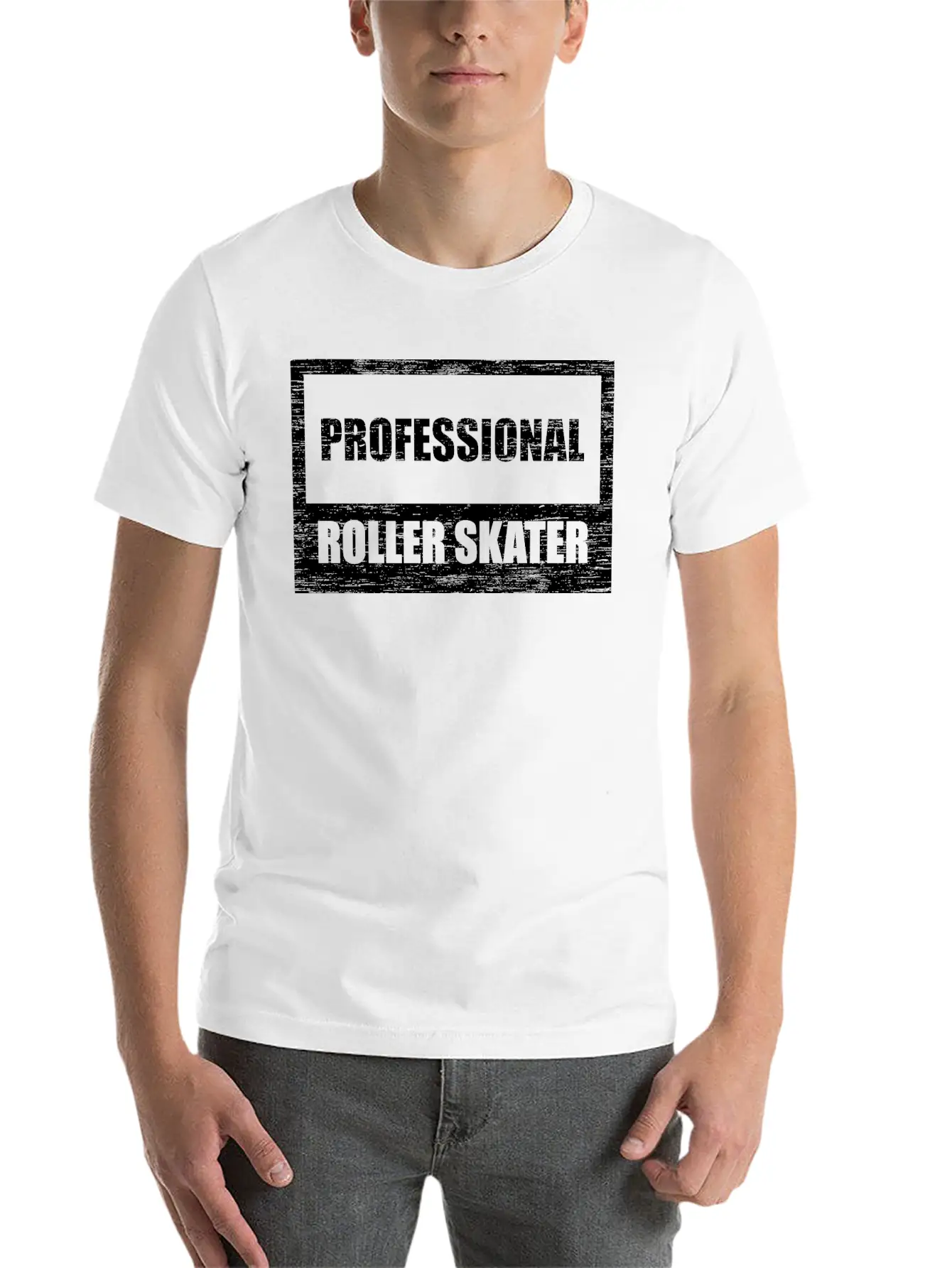 Roller Skater Essential Cotton Tee For Daily Outfits – Unisex Style