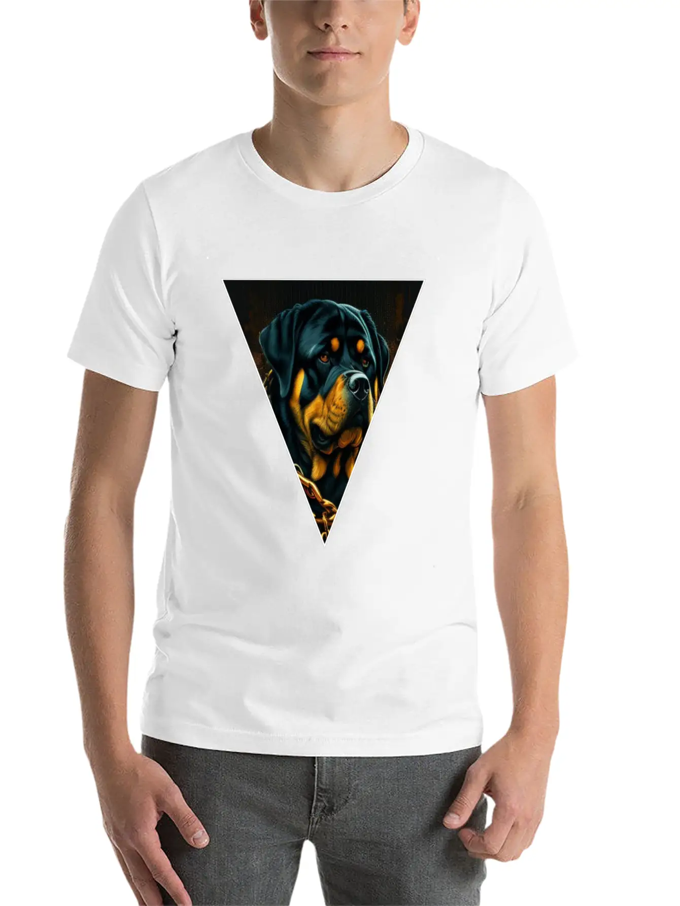 ROTTWEILER Dog Rotti Rottie Unisex Casual T-Shirt – Clean Design For Daily Comfort