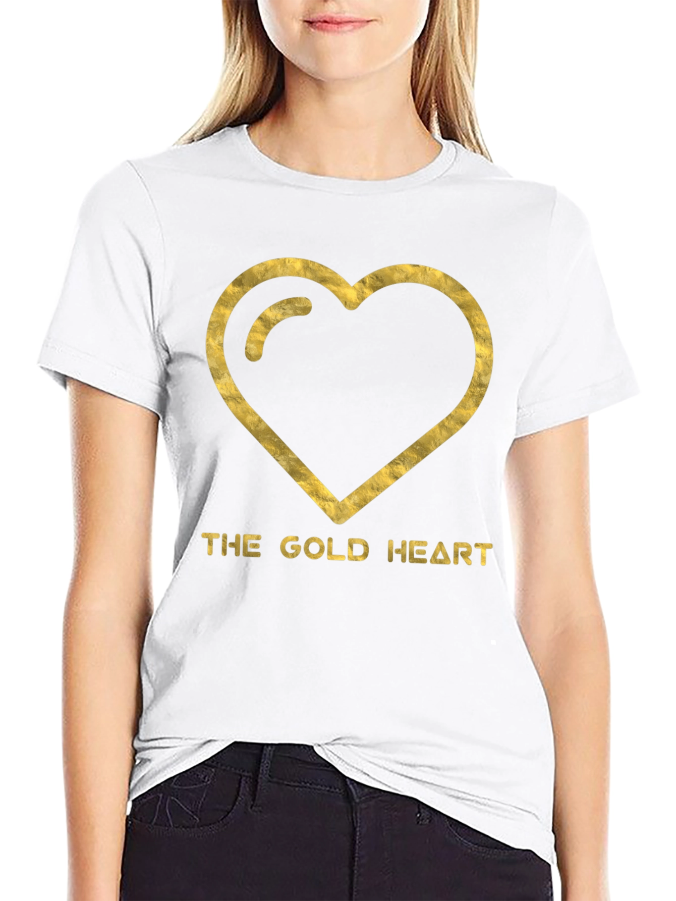 The Gold Heart Graphic T-Shirt