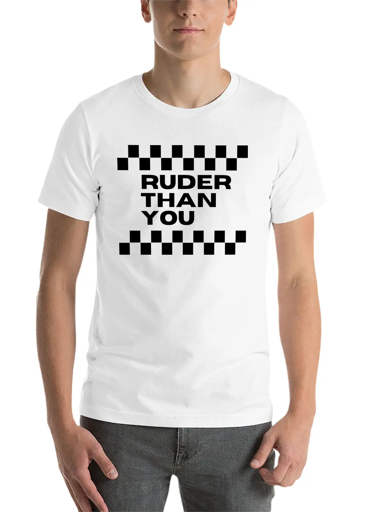 Ruder Than You - SKA Unisex Casual T-Shirt – Clean Design For Daily Comfort