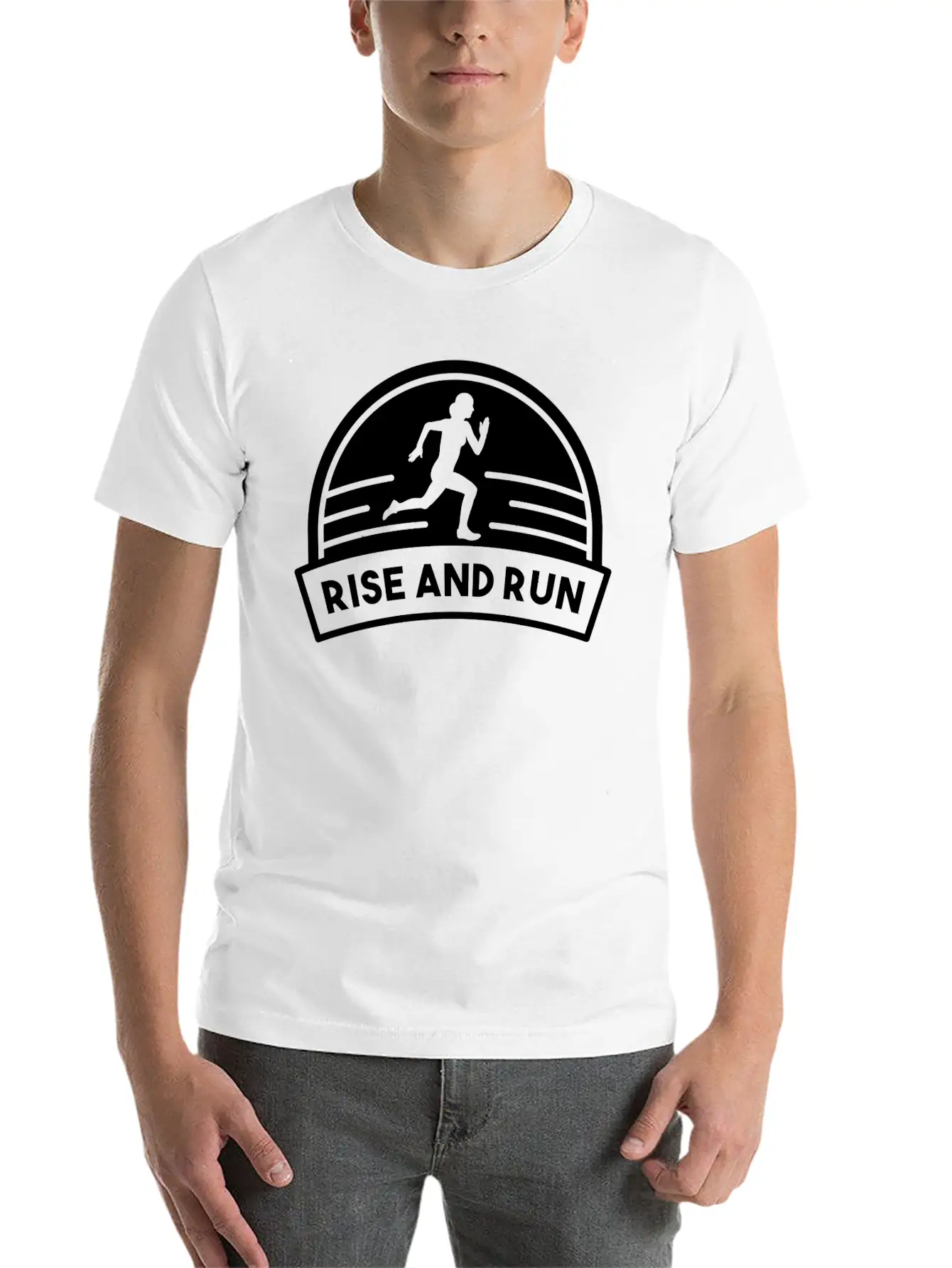 Running Running Jogging Jogging Sport Running Stylish Everyday T-Shirt – Unisex Basic Cotton Tee