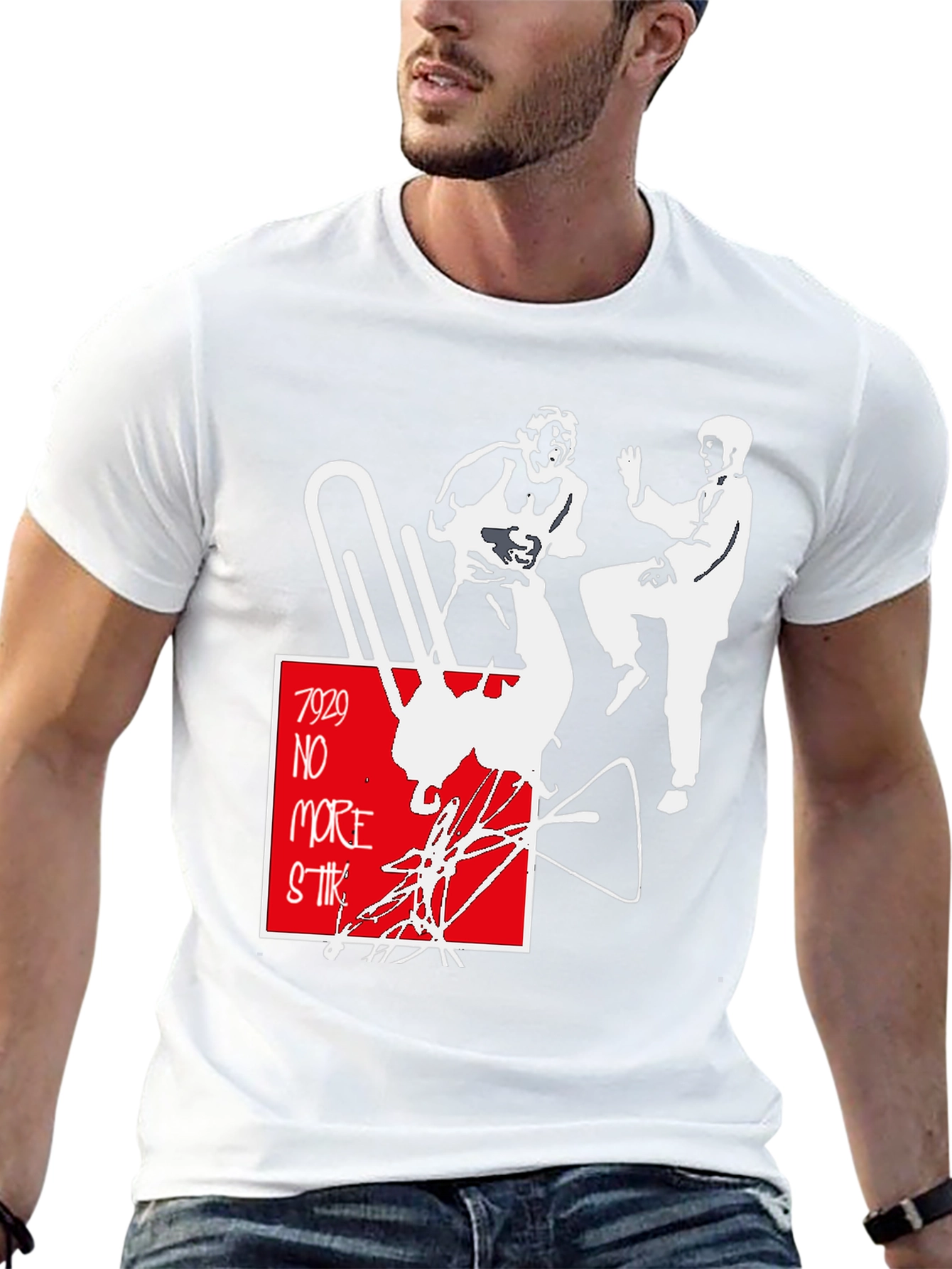7929 No More Strike Graphic T-Shirt
