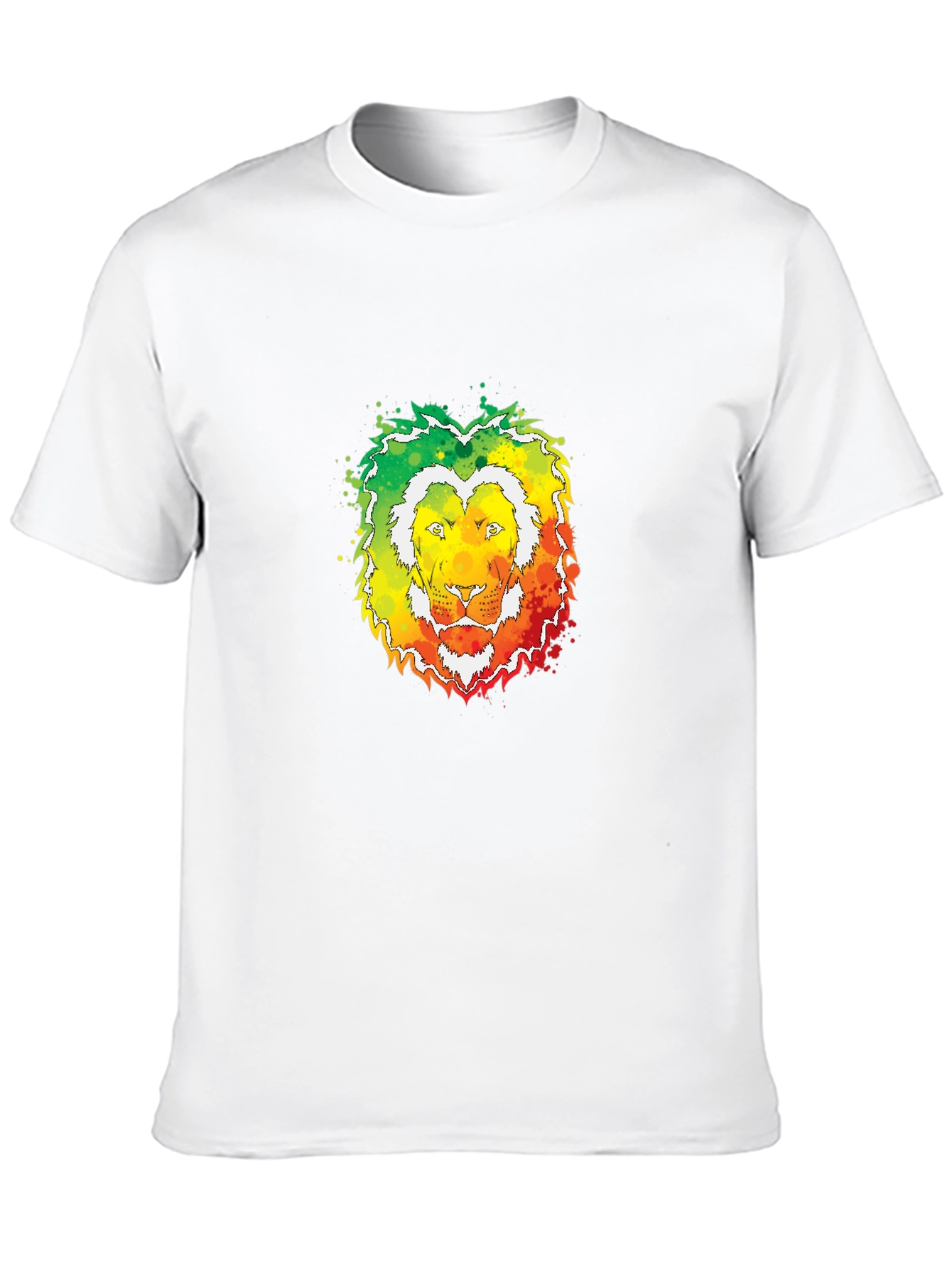 Rasta Lion Head T-Shirt - Reggae Style