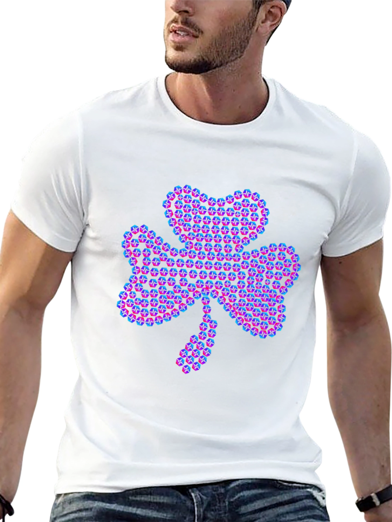 Neon Clover Graphic Tee
