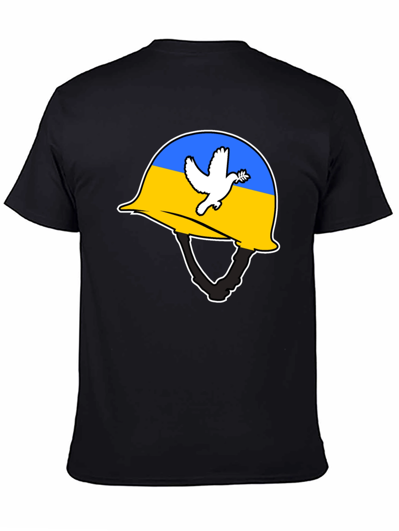 Ukraine Peace Dove Helmet T-Shirt